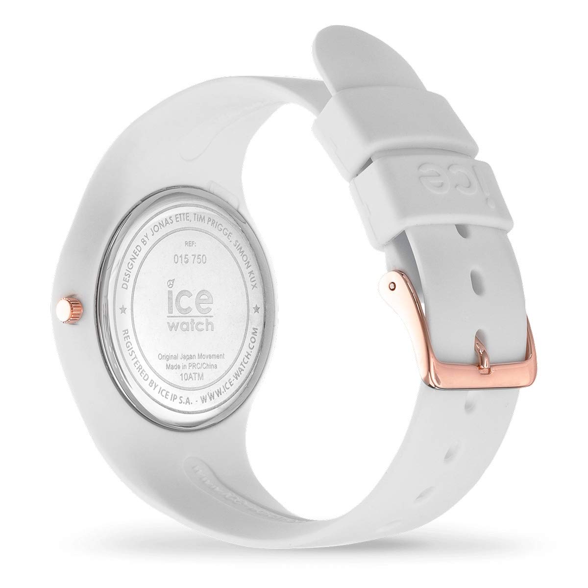 Ice-Watch ICE Sunset California - White Silicone Strap Watch for Women | Fashion Accessory for Casual, Office & Outdoor Activities