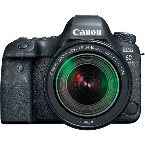 Canon EOS 6D Mark II DSLR Camera with 24-105mm f/3.5-5.6 Lens - Full Frame Digital SLR for Professional Photography & Videography - Perfect for Travel, Weddings & Portrait Shoots (USA Version)
