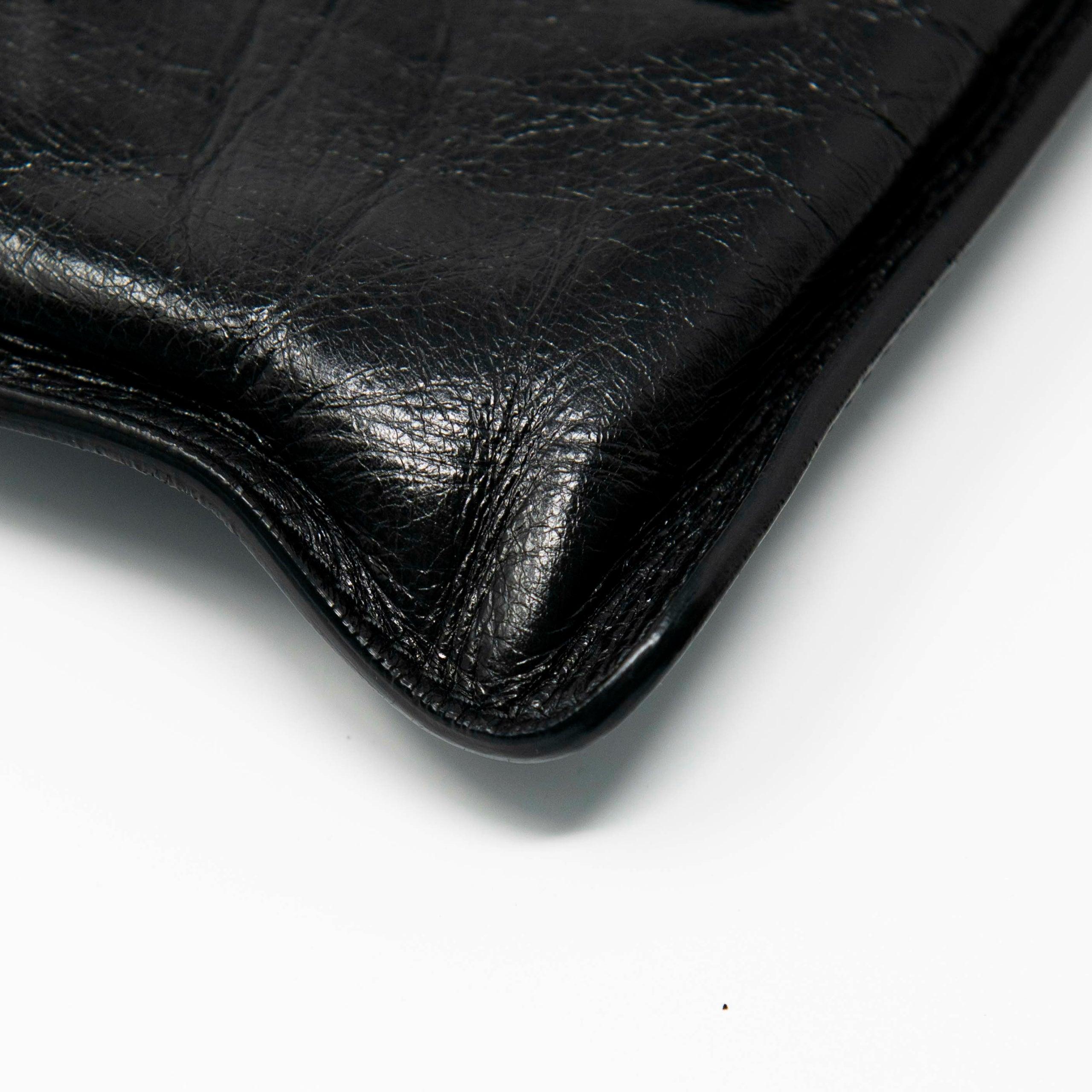 Chanel Black Feministe Mais Feminine Clutch Bag - Luxury Designer Evening Clutch for Women, Perfect for Parties, Weddings & Special Occasions