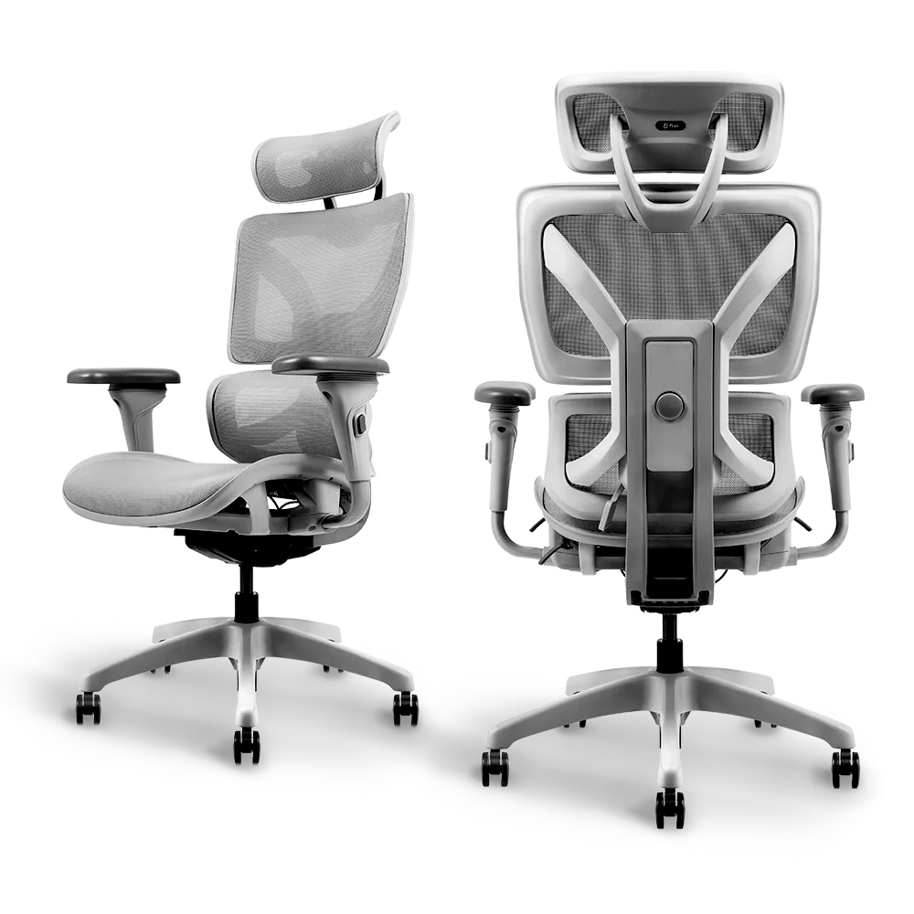 Ayla Ergonomic Office Chair - Adjustable Lumbar Support & Breathable Mesh Back - Perfect for Home Office, Gaming & Workspaces