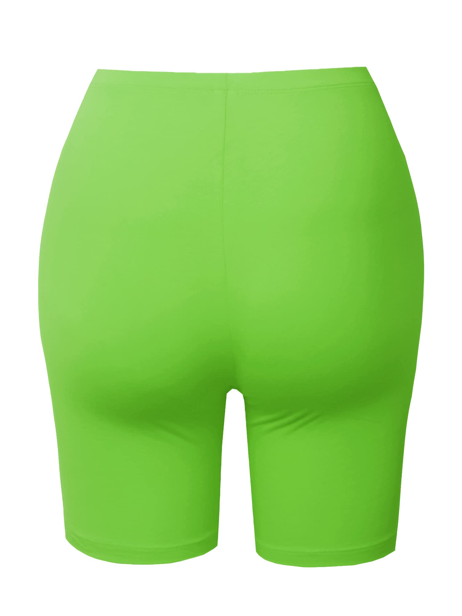 Emma Women's Essential Active Daily Cotton Mid Rise Biker Shorts - Comfortable Workout & Lounge Wear for Yoga, Running, Gym, and Casual Outfits