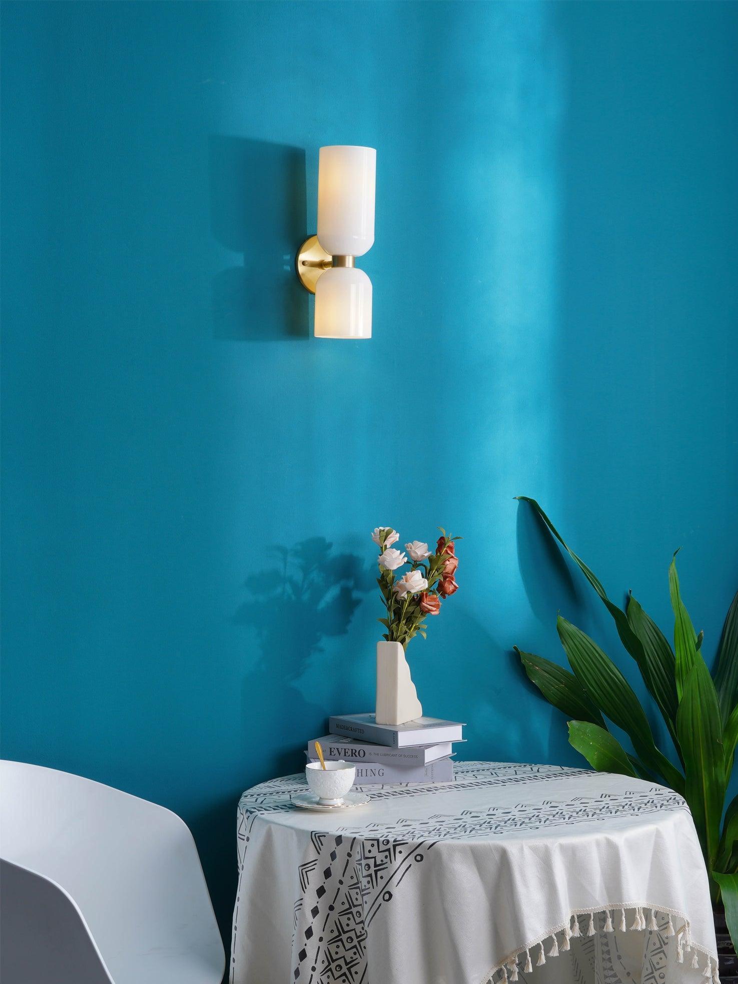 Edie Plug In Wall Lamp - Modern Plug-In Sconce Light for Bedroom, Living Room & Hallway - Energy Efficient LED Wall Light with Adjustable Brightness - Perfect for Reading, Decor & Ambient Lighting