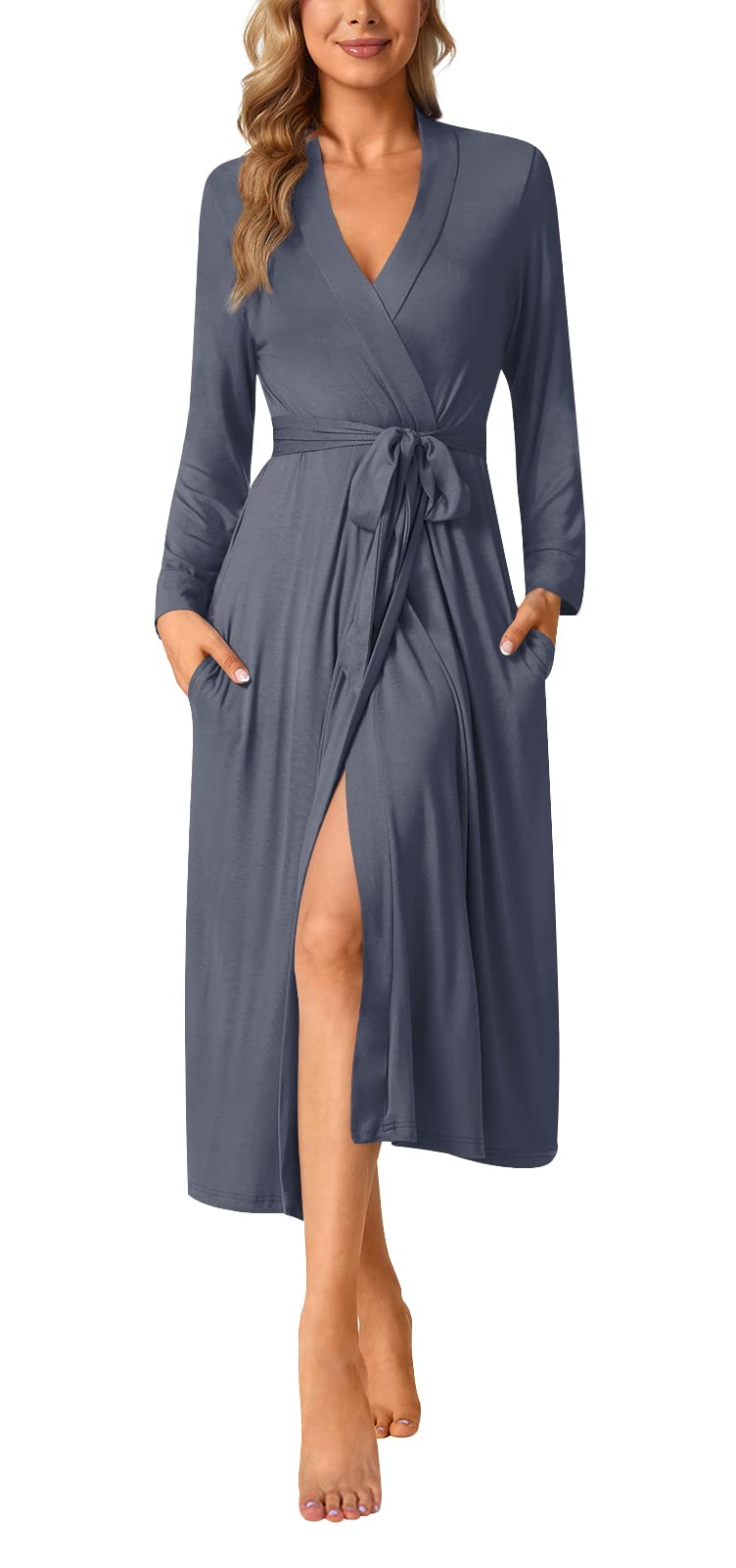 POPYOUNG 2 Piece Women's Fall Pajama Sets - Soft Lounge Sleepwear with Pockets for Cozy Nights & Relaxing at Home
