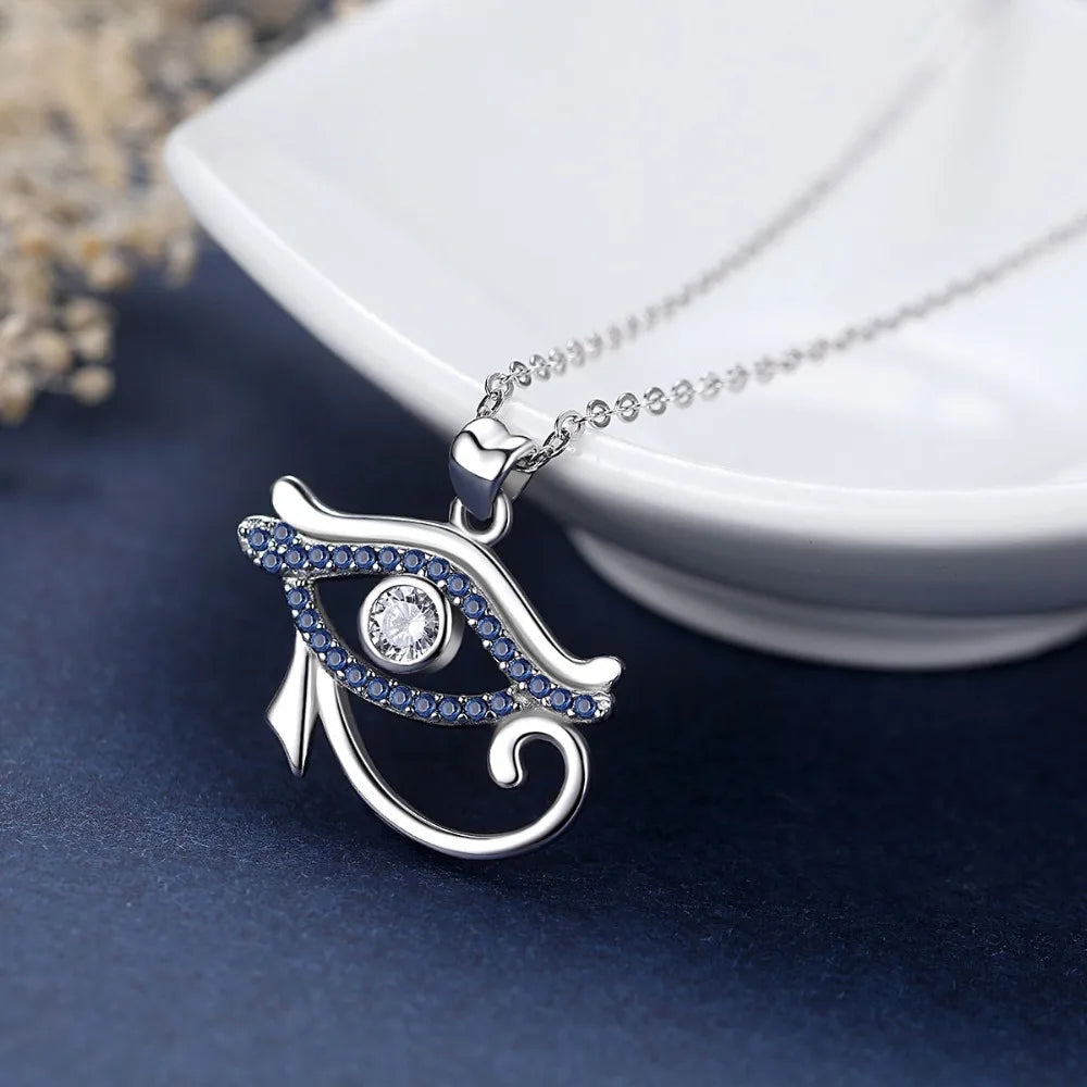 Eye of Ra Necklace - Ancient Egyptian Symbol Pendant for Men & Women - Perfect for Spiritual Protection, Fashion Jewelry & Gift Giving - Ideal for Meditation, Yoga & Everyday Wear