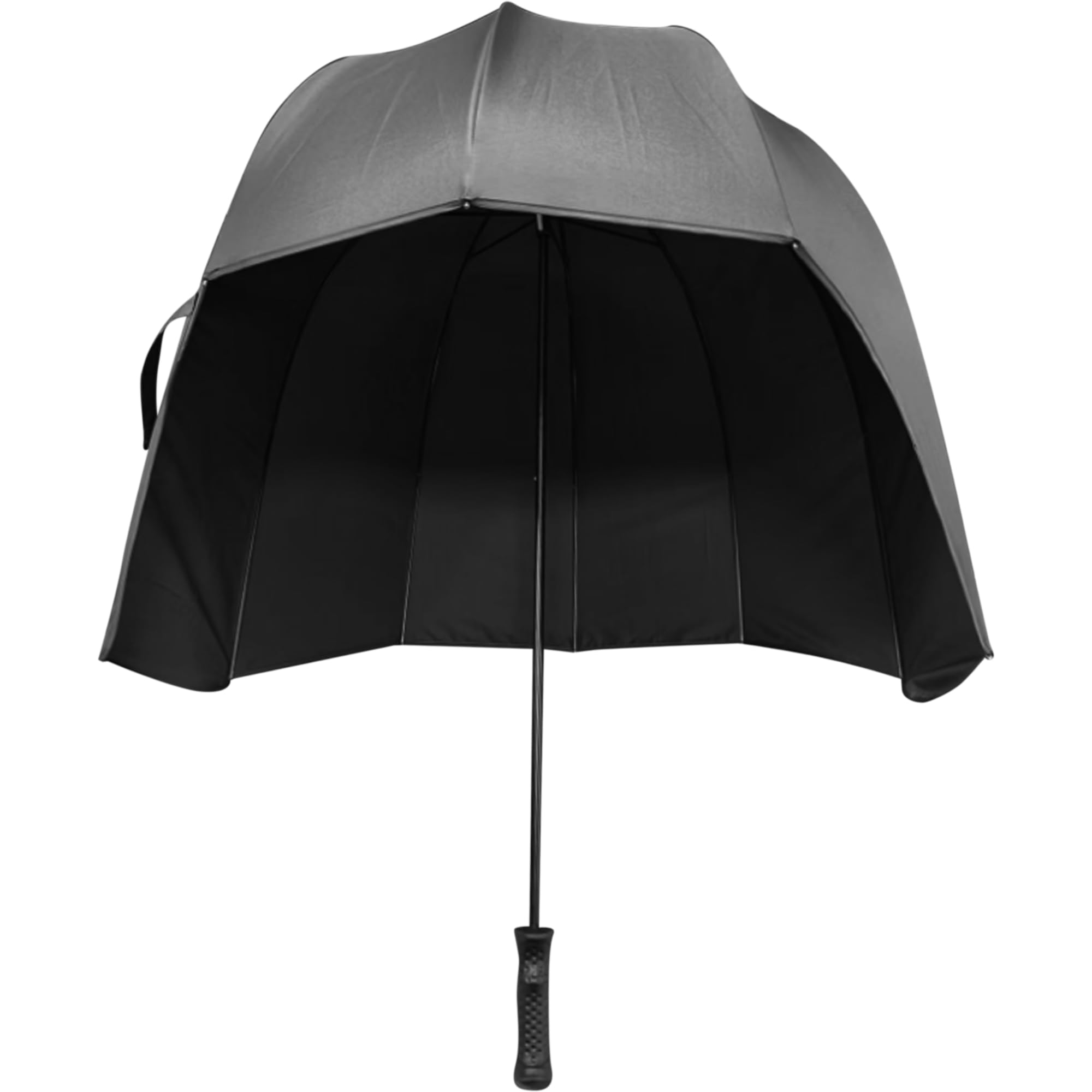 CloudTen Black Windproof Dome Umbrella for Men & Women - Lightweight Bubble Canopy for Rain & Wind Protection - Perfect for Outdoor Events, Commuting & Daily Use