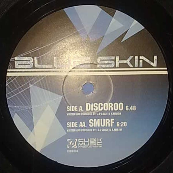 Blue Skin – Discoroo / Smurf Cubik Music Productions – CUBIK004 | Electronic Dance Music Vinyl Record | Perfect for DJ Sets & Music Collectors