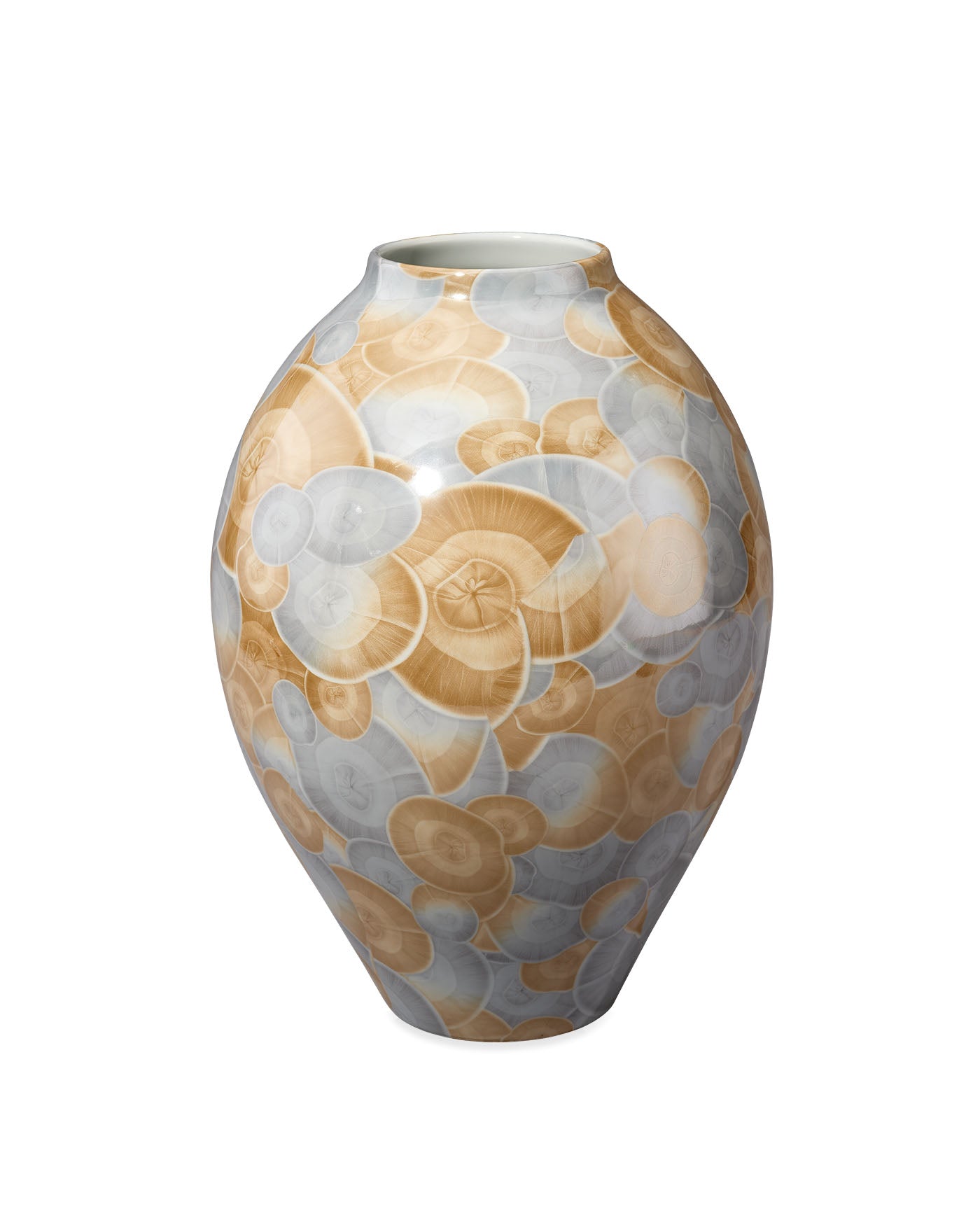 Tranquil Vase - Elegant Ceramic Flower Vase for Home Decor, Wedding Centerpiece & Office Desk Decorations - Perfect for Fresh Flowers, Artificial Plants & Interior Design