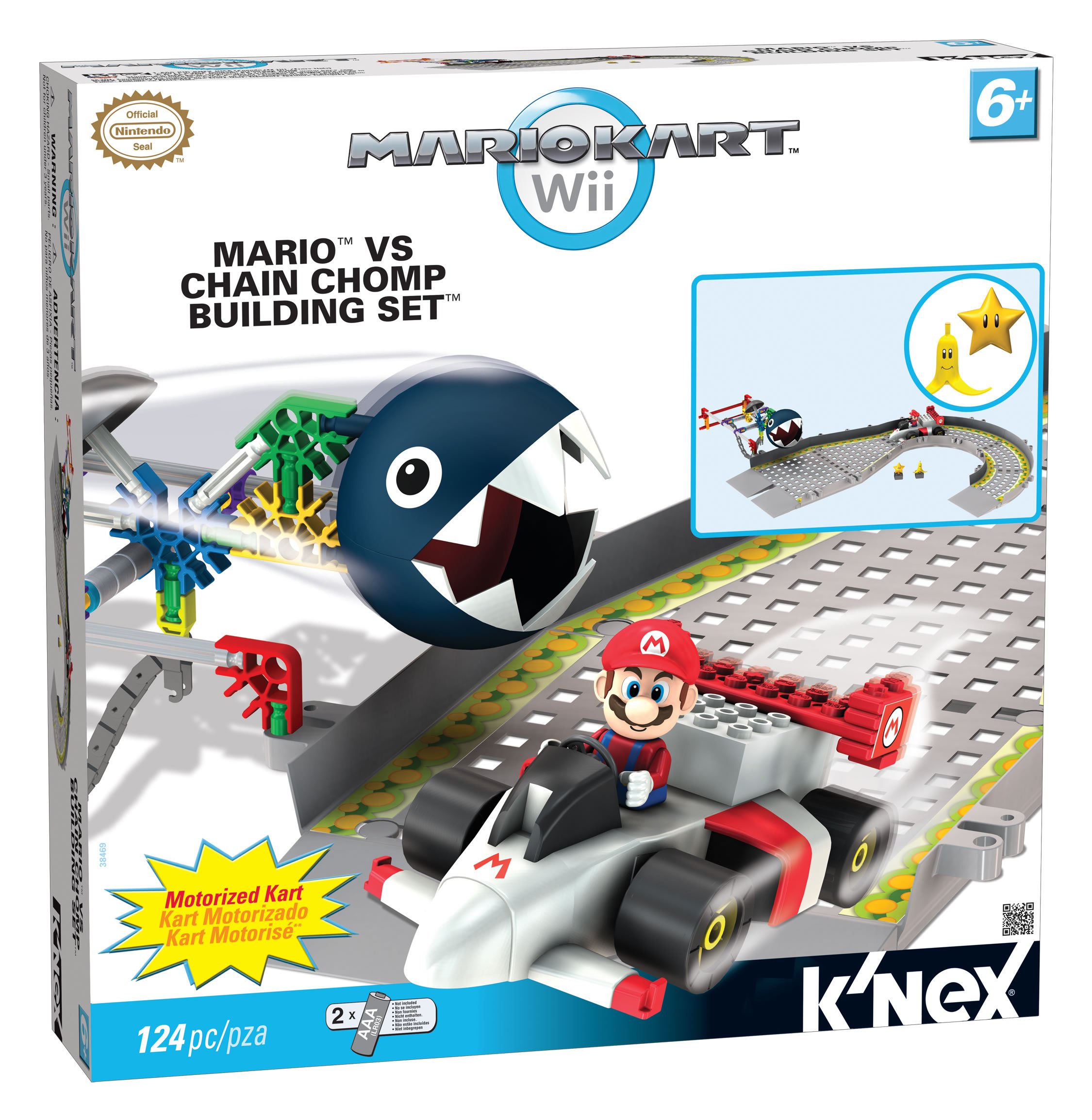 Nintendo Super Mario Chain Chomp Building Set - Interactive Toy for Kids & Collectors | Perfect for Creative Play & Home Decor