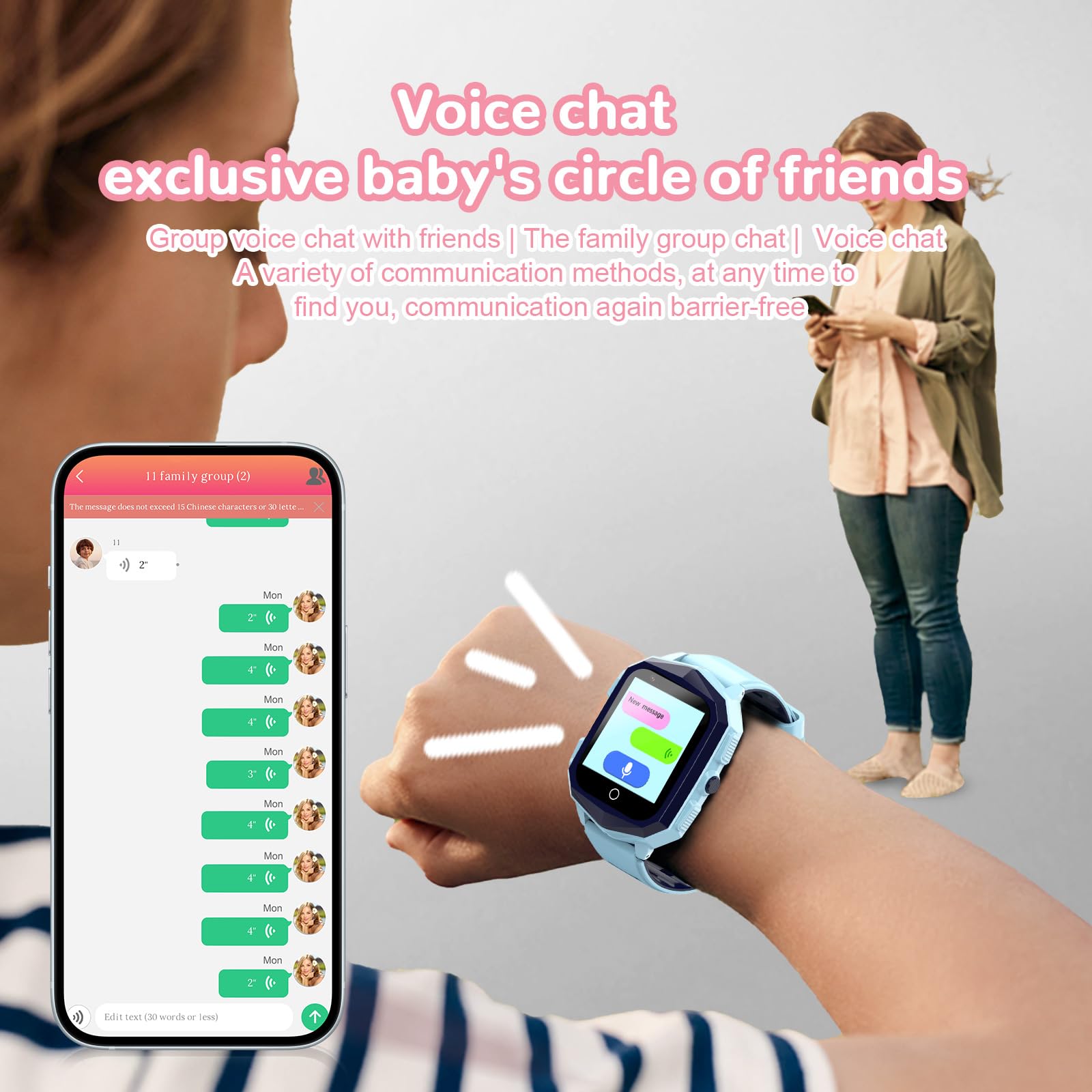 Wonlex 4G Kids Smart Watch with GPS Tracker, Video Call, Camera & SOS Emergency - 1.4 Inch Unlocked Children's Smartphone Watch - Perfect Birthday Gift for Boys & Girls Ages 3-10 - Ideal for School, Outdoor Play & Family Safety Tracking