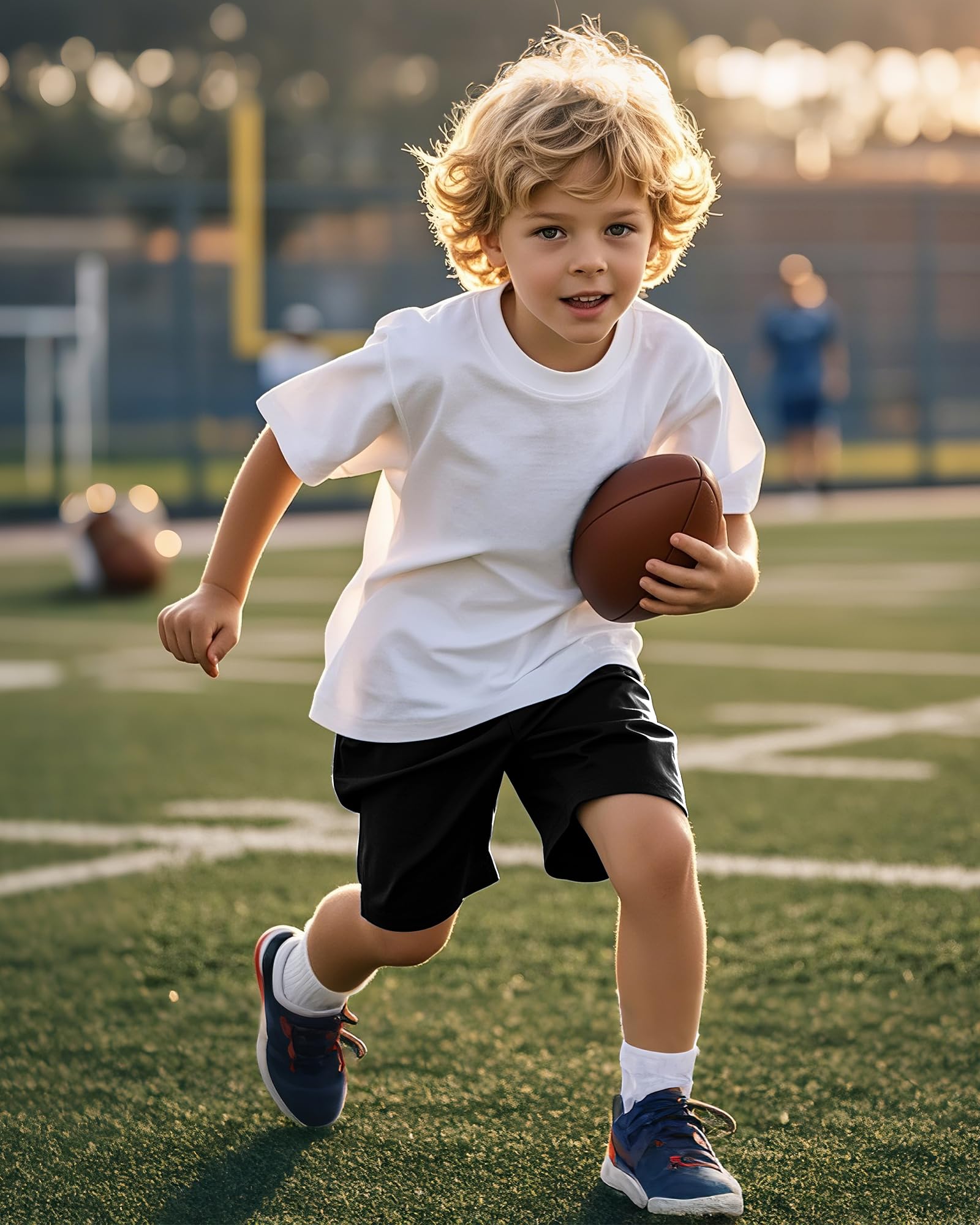 5 Pack Boys Basketball Shorts - Quick Dry Youth Athletic Shorts with Pockets for Kids Ages 7-14 | Perfect for Basketball Practice, Gym Workouts & Summer Sports Activities