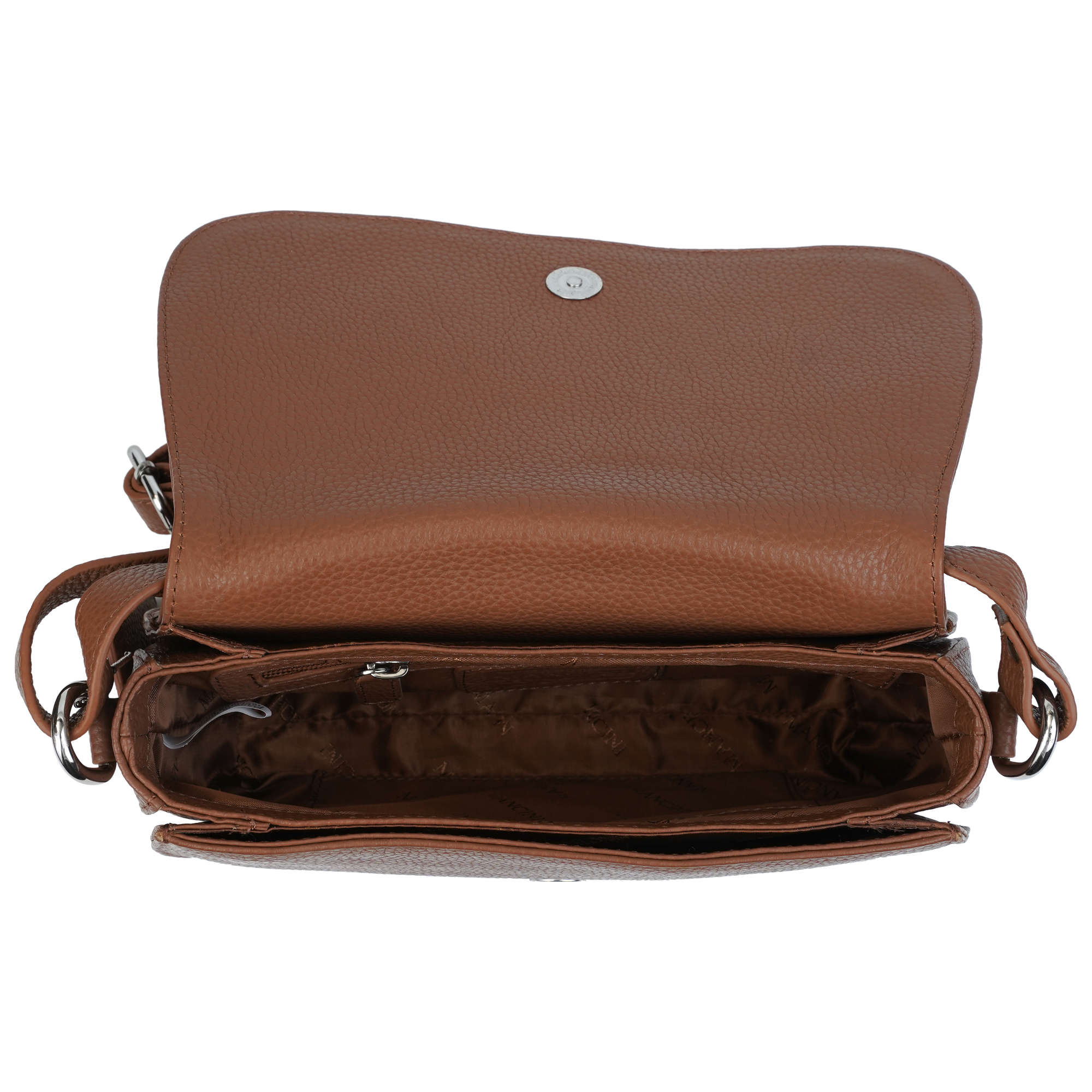 Mancini Pebbled Leather Isabella Crossbody Handbag for Women - Stylish Shoulder Bag Purse for Daily Use, Work, Travel and Shopping