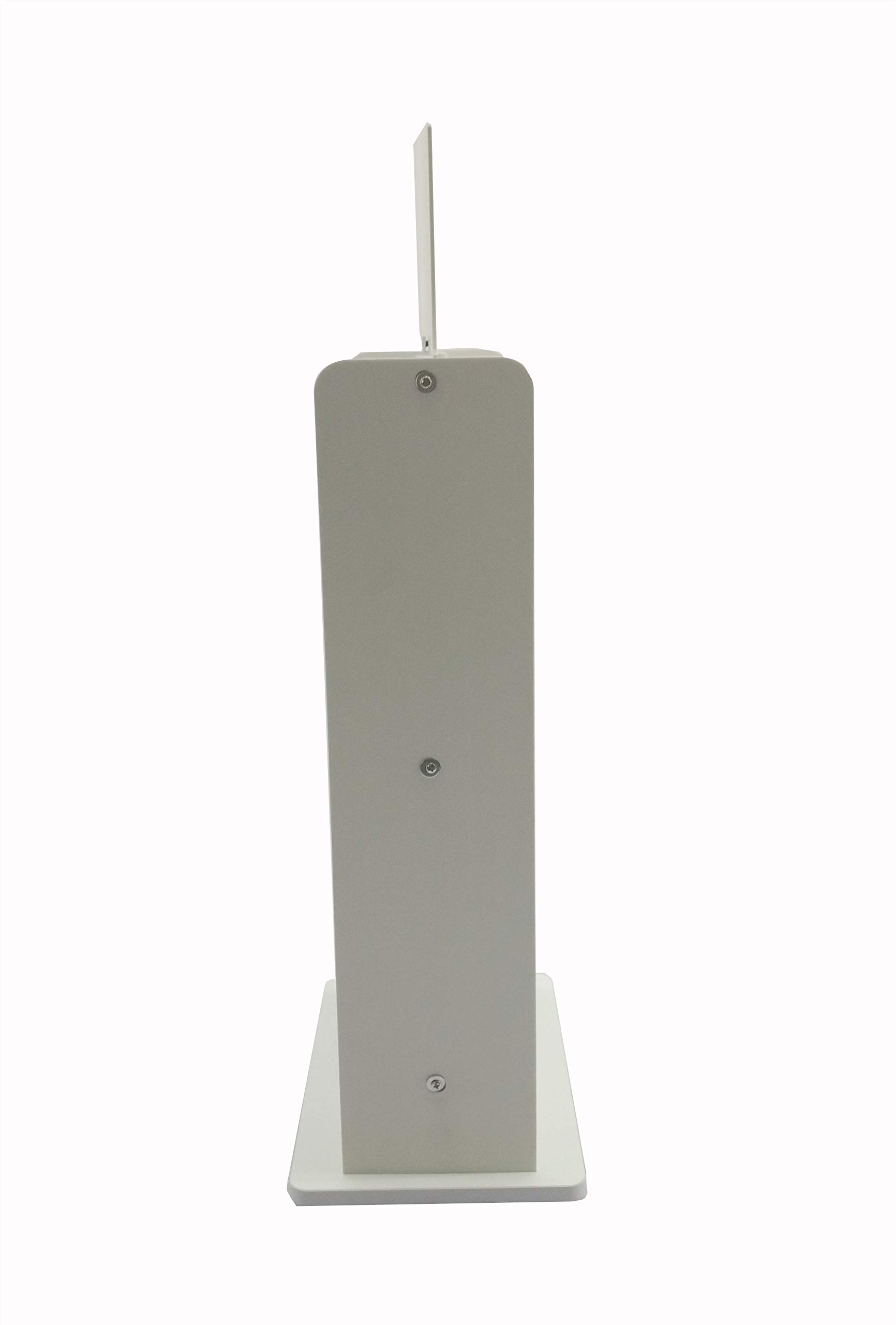 FixtureDisplays® White Slatwall Display Countertop Rack - POP POS Retail Stand for Store Merchandising (11561-BLUE) - Perfect for Retail Stores, Boutiques & Trade Show Displays