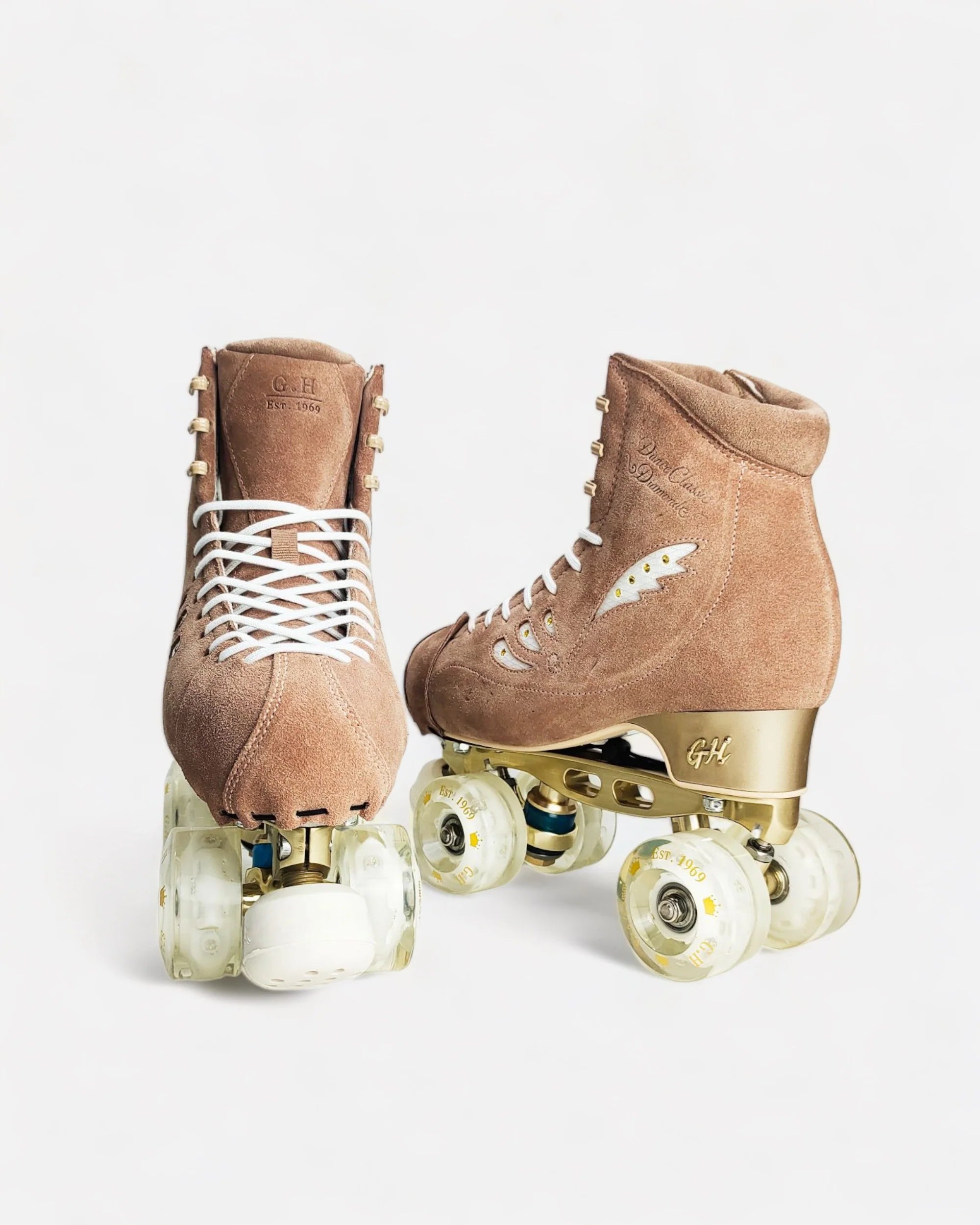 GH Dance Classic Diamond Quad Roller Skates - Vanguard or Jaboco Frame - Perfect for Roller Derby, Artistic Skating & Outdoor Fun