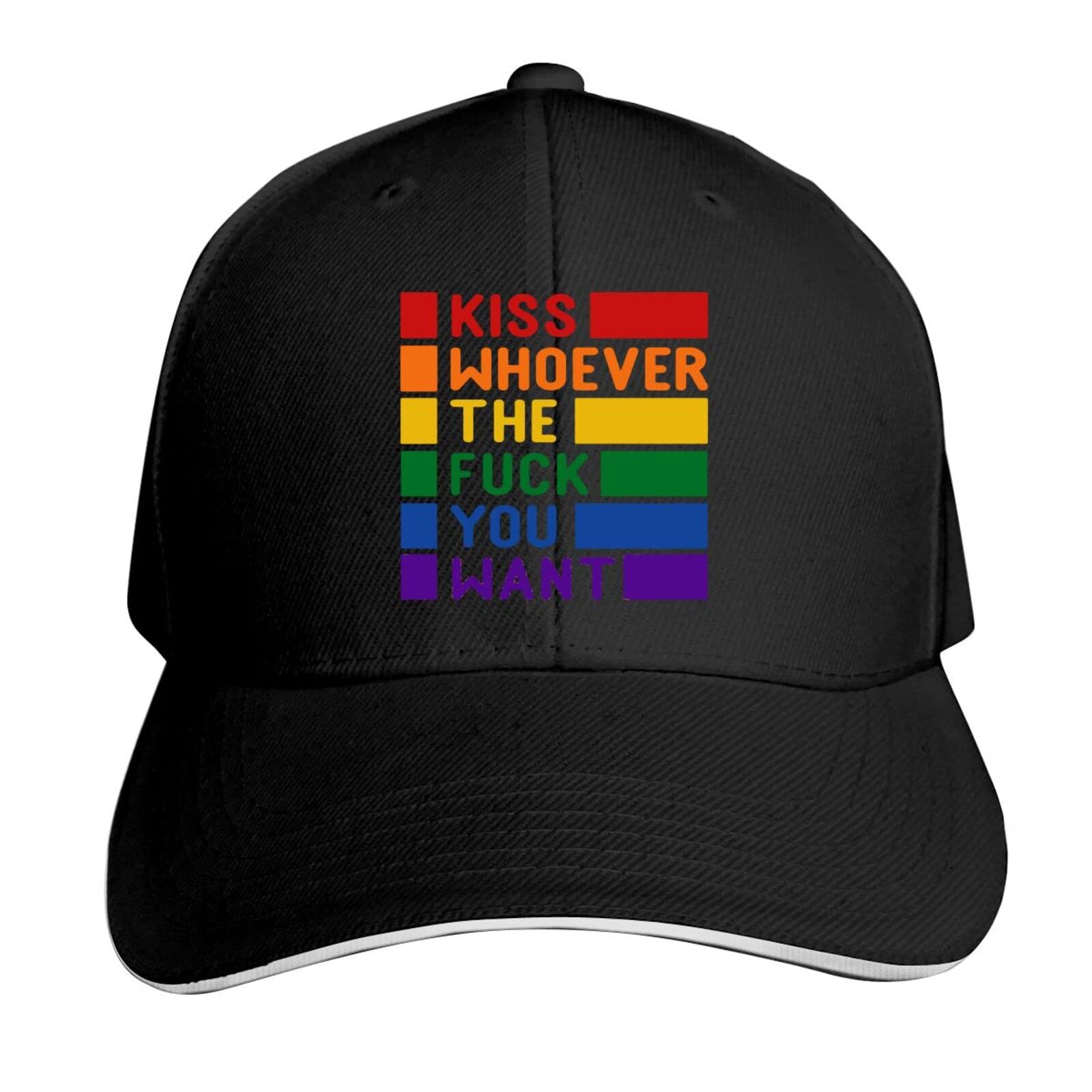 LGBT Pride Rainbow Unisex Baseball Cap - Adjustable Dad Hat for Men & Women - Perfect for Pride Parades, Festivals & Everyday Wear