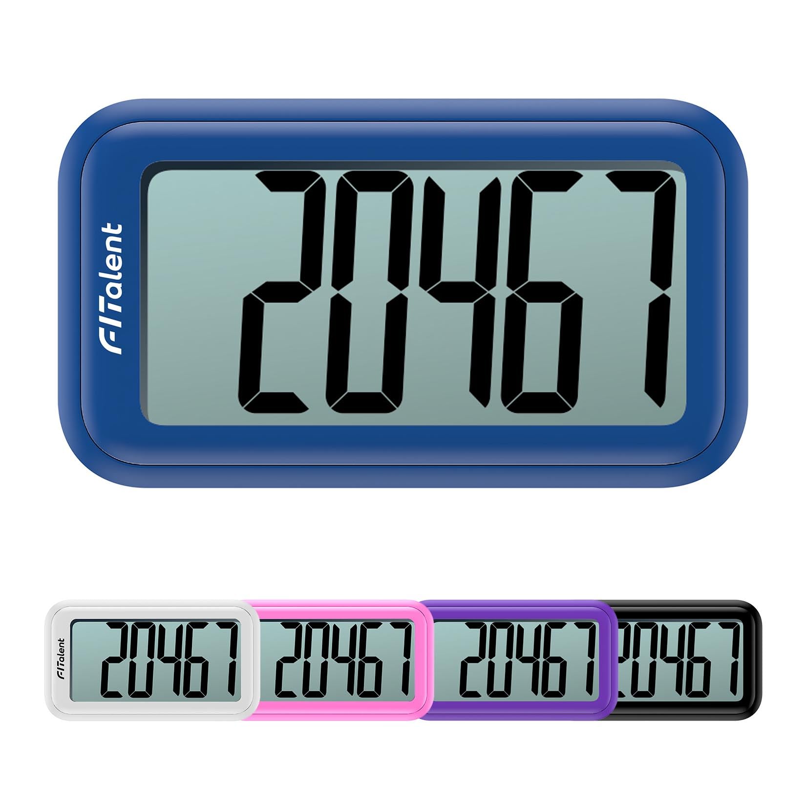 3D Accurate Pedometer for Walking Steps & Miles - Step Counter for All Ages - Fitness Tracker for Running, Hiking & Daily Use