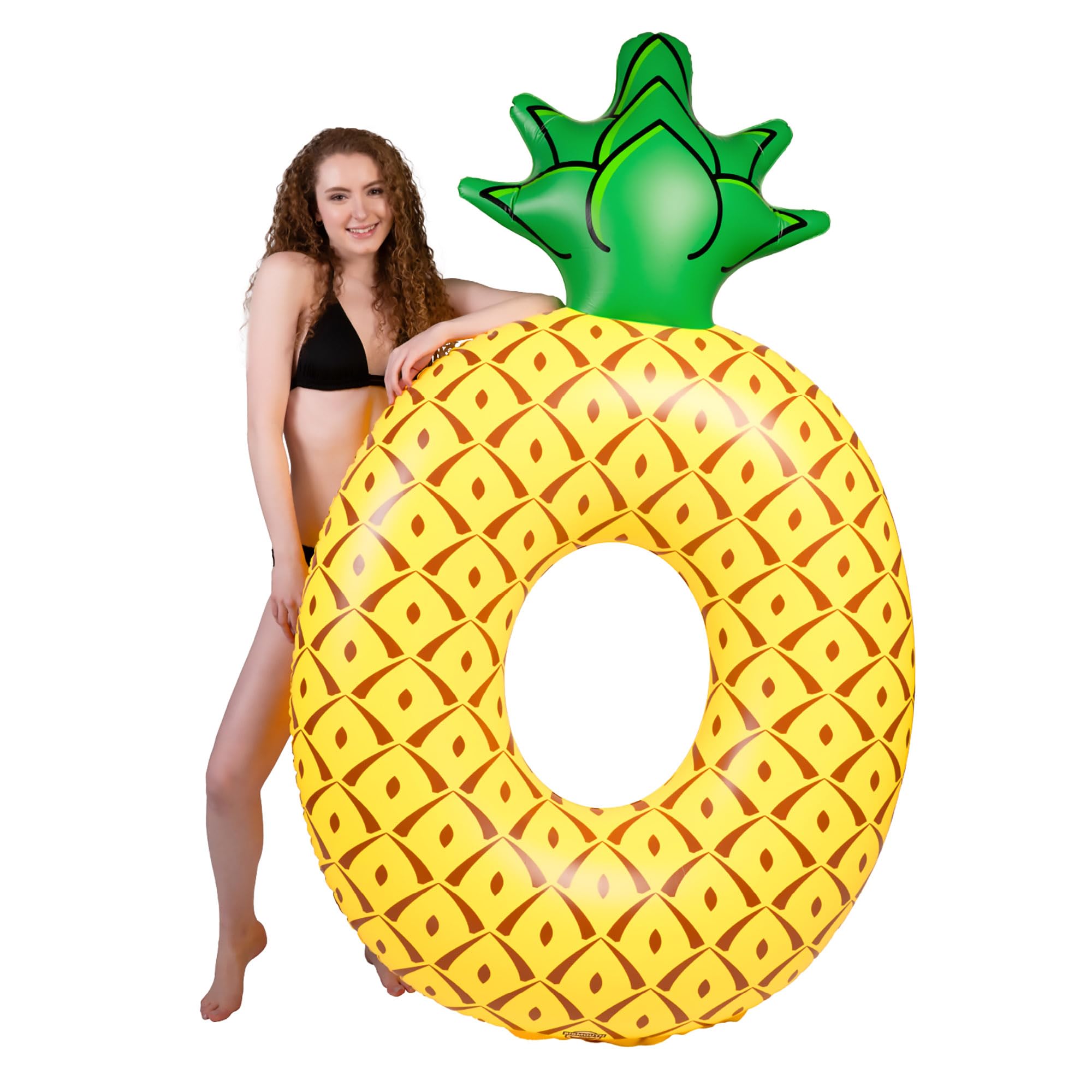 BigMouth Inc. 4' Wide Inflatable Pool Float Tube - Blow Up Swim Ring for Adults & Kids - Perfect for Summer Pool Parties, Beach Vacations & Backyard Water Fun