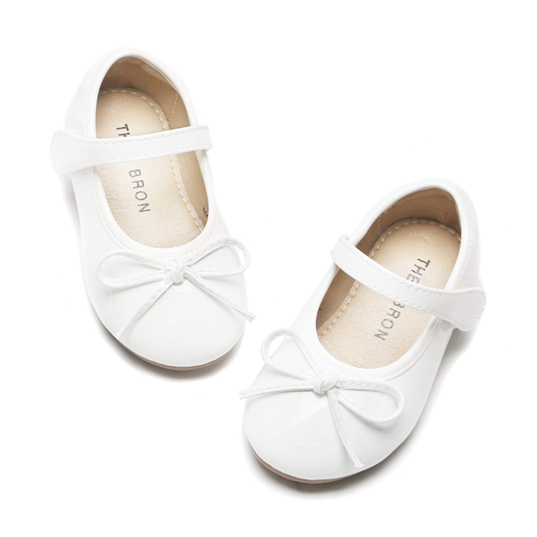 Toddler Ballet Mary Jane Flats - Girls Dress Shoes for Dance & Parties