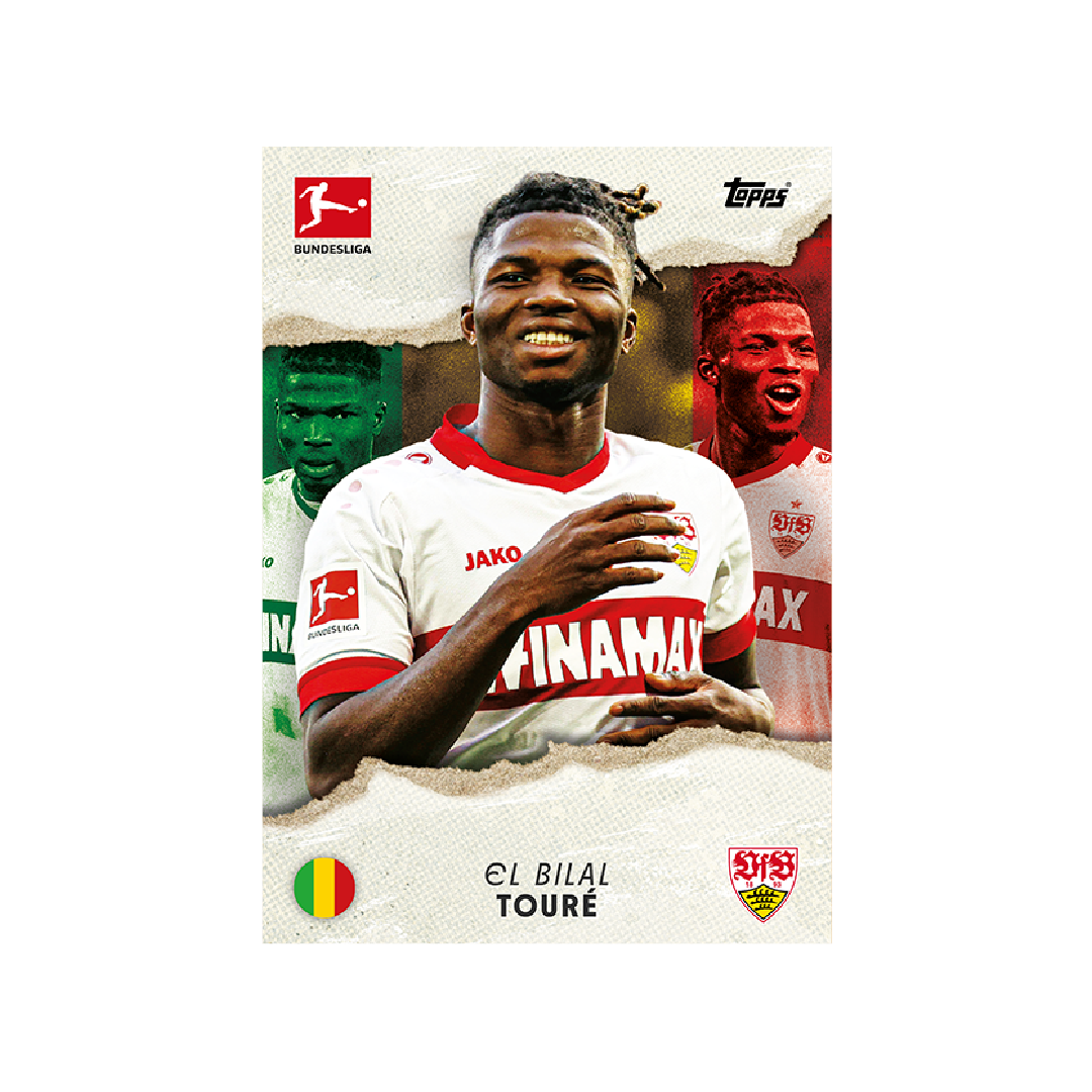 Topps Bundesliga International Stars 2024/25 Soccer Trading Cards - Collectible Football Player Cards for Fans & Collectors - Perfect for Trading, Gifting, and Display