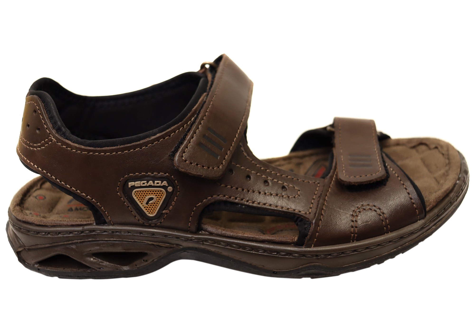 Premium Dusty Brown Men's Leather Adjustable Sandals - Handcrafted in Brazil - Perfect for Beach, Vacation & Summer Outdoor Activities