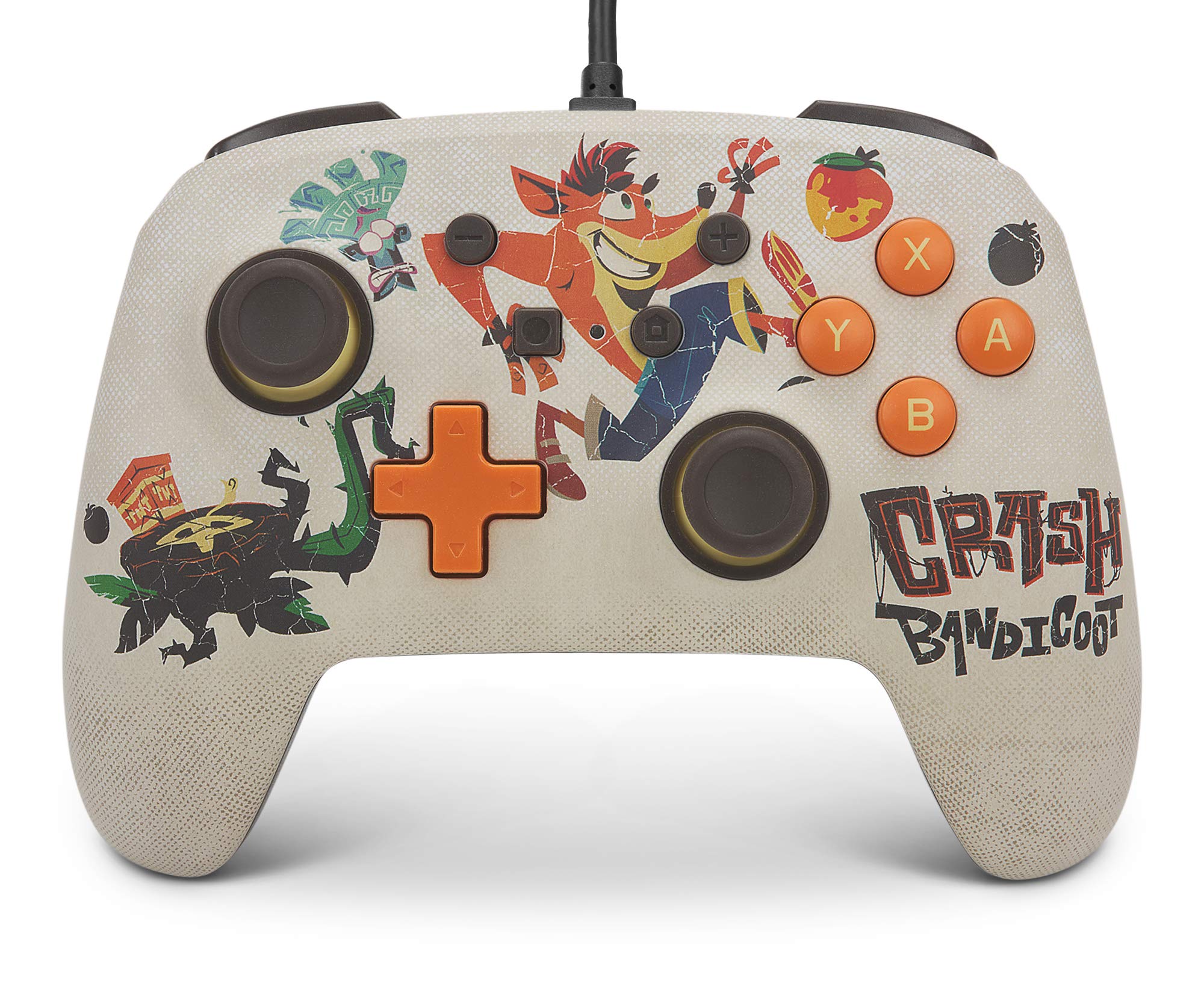 PowerA Enhanced Wired Controller for Nintendo Switch - Quantum Crash | Ergonomic Gamepad with Dual Vibration & Programmable Buttons | Perfect for Mario Kart, Smash Bros & Long Gaming Sessions