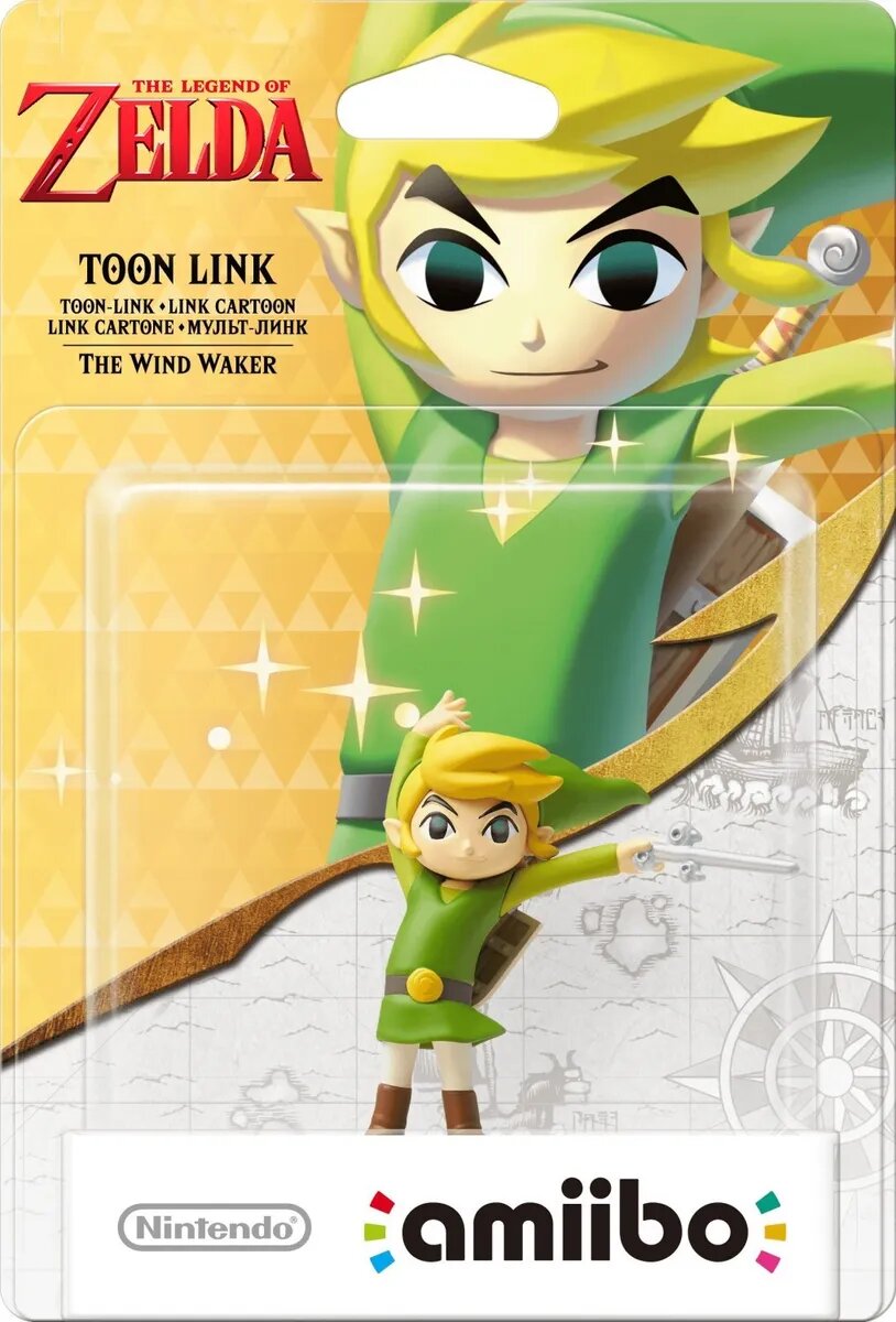 Toon Link Legend of Zelda Wind Waker amiibo Figure - Nintendo Compatible - Collectible Video Game Character for Display & Gaming - Perfect for Zelda Fans & Nintendo Switch Players