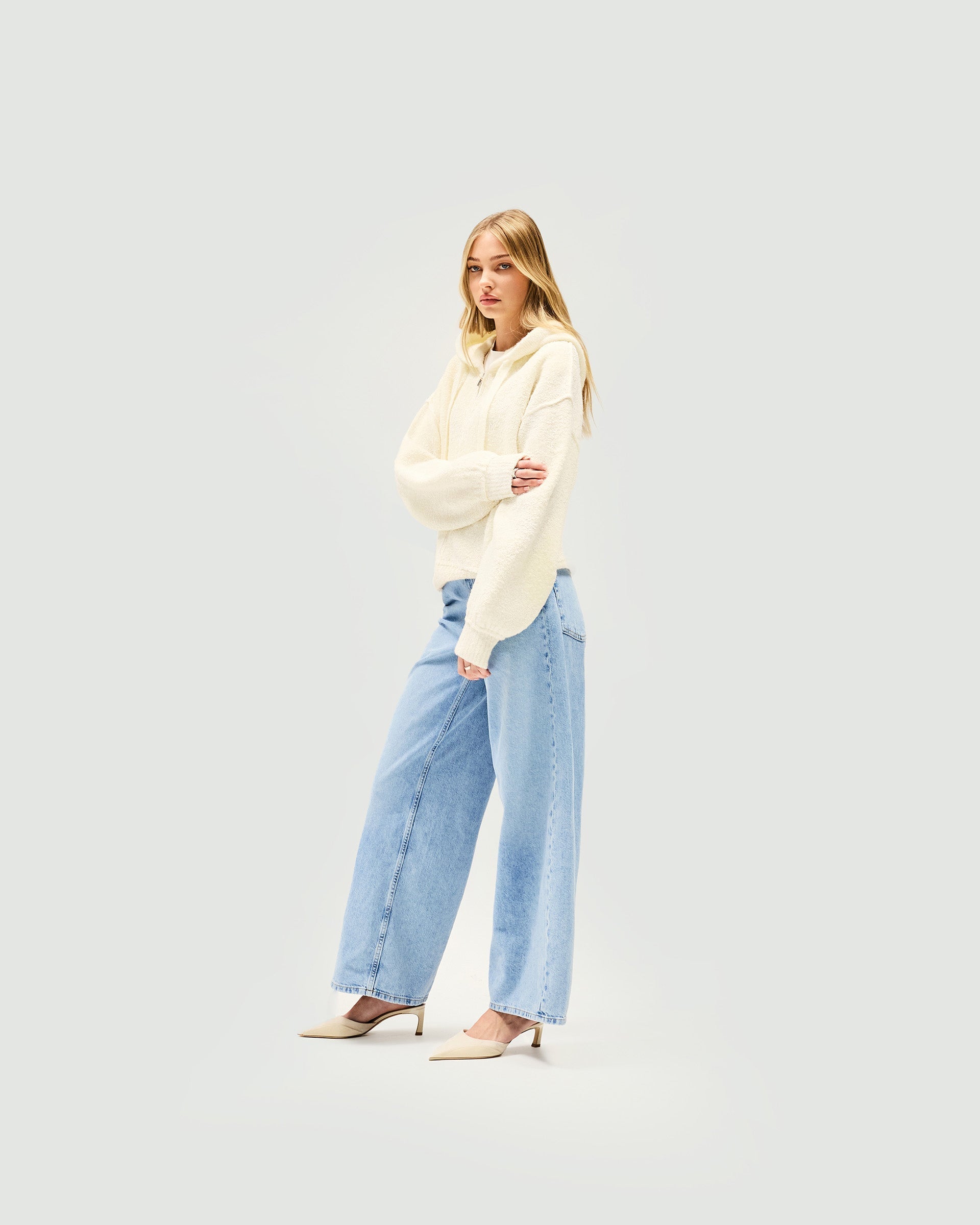 Whip Hoodie - Antique White | Cozy Pullover Sweatshirt for Men & Women | Perfect for Casual Wear, Street Style & Loungewear