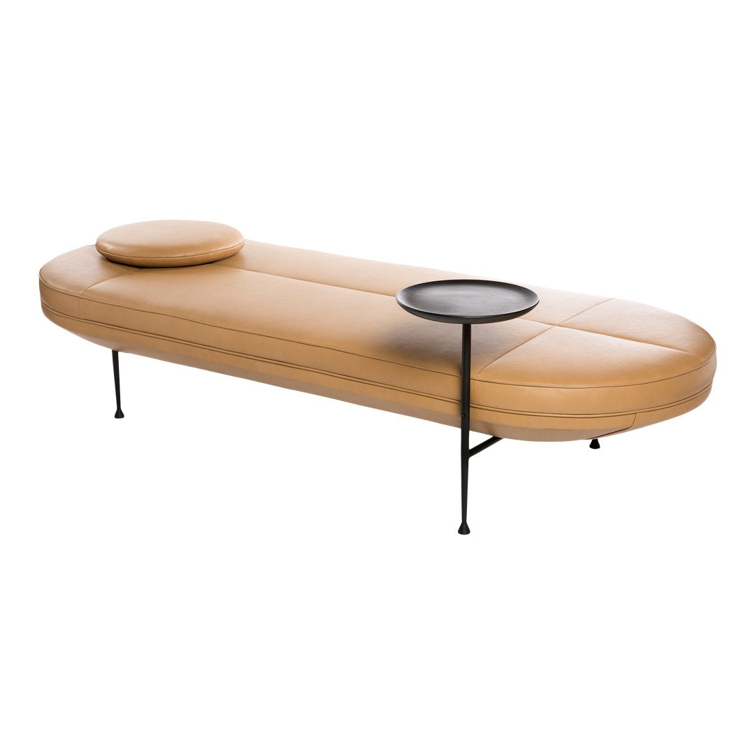 365 North Canoe Daybed - Modern Outdoor Lounge Bed for Patio, Poolside, or Garden - Water-Resistant & Durable Wicker Furniture for Relaxing in Sun or Shade