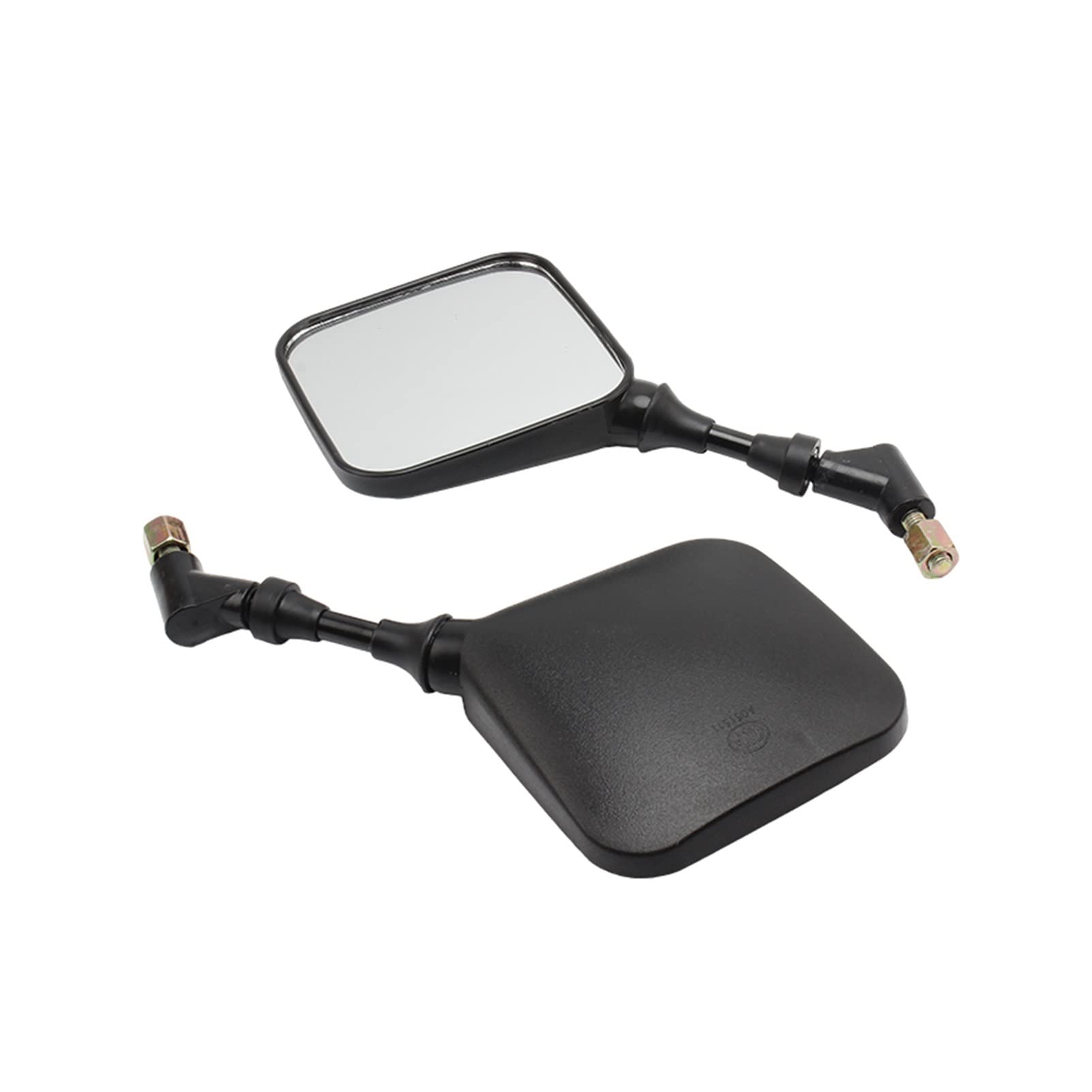 WAHI 2-Pack 10mm Motorcycle Side Rear View Mirrors - Compatible with Suzuki DR200/250/350/DRZ400/650/DR650 & Motocross Bikes - Durable Adjustable Mirrors for Enhanced Road Safety & Off-Road Riding