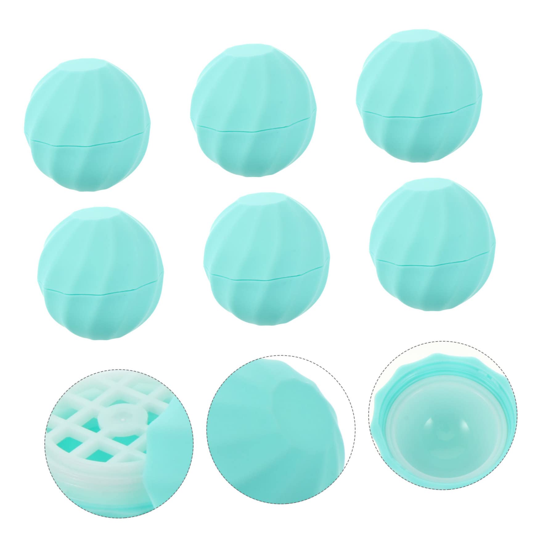 30 Pcs Empty Spherical Lipstick Containers - Moisturizing Lip Balm Tubes for DIY Cosmetics & Skin Care - Bulk Plastic Lip Balm Cases for Travel, Gift Packaging & Makeup Organizing