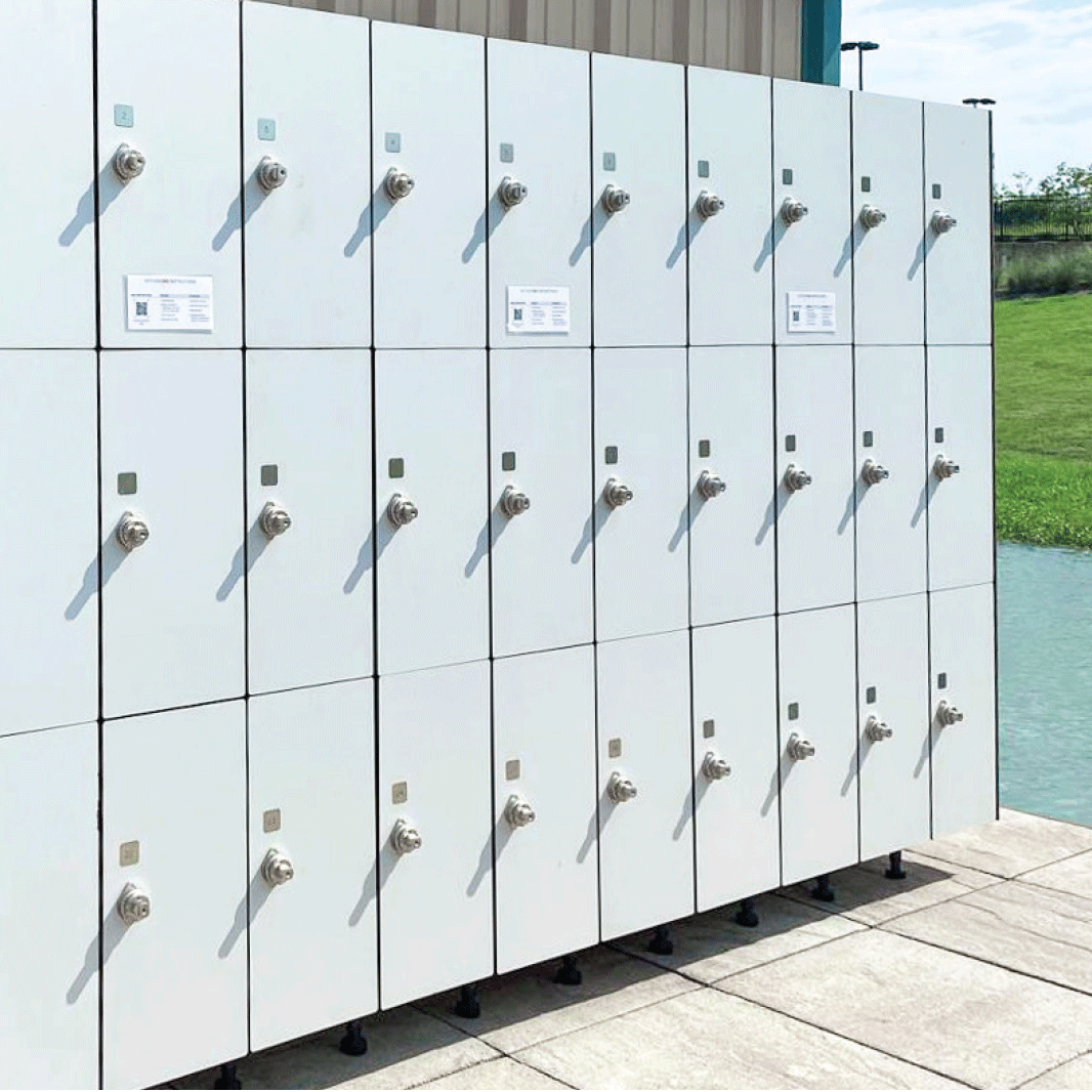Hollman Heavy-Duty Plastic Phenolic Lockers - Durable School, Gym & Industrial Storage Solution for Lockers, Equipment & Personal Belongings