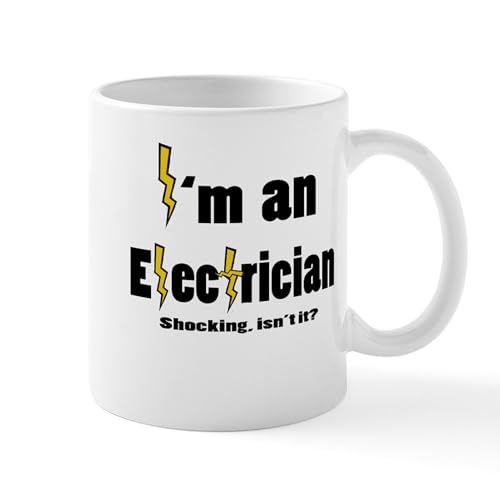 White - Shocking Electrician Mug