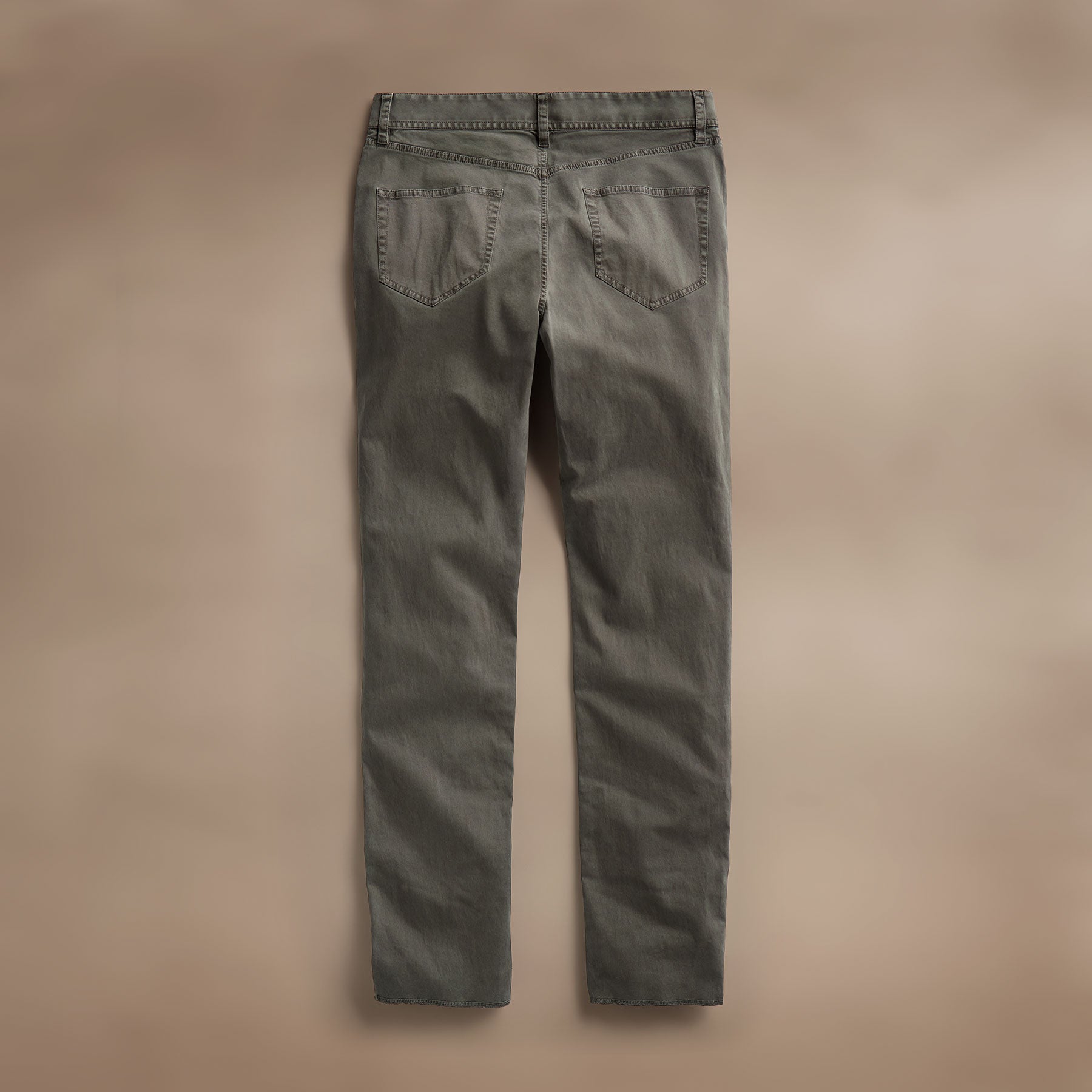 Men's Brushed Twill 5-Pocket Pants in Granite Pigment - Comfortable Casual Wear for Work & Everyday Outfits