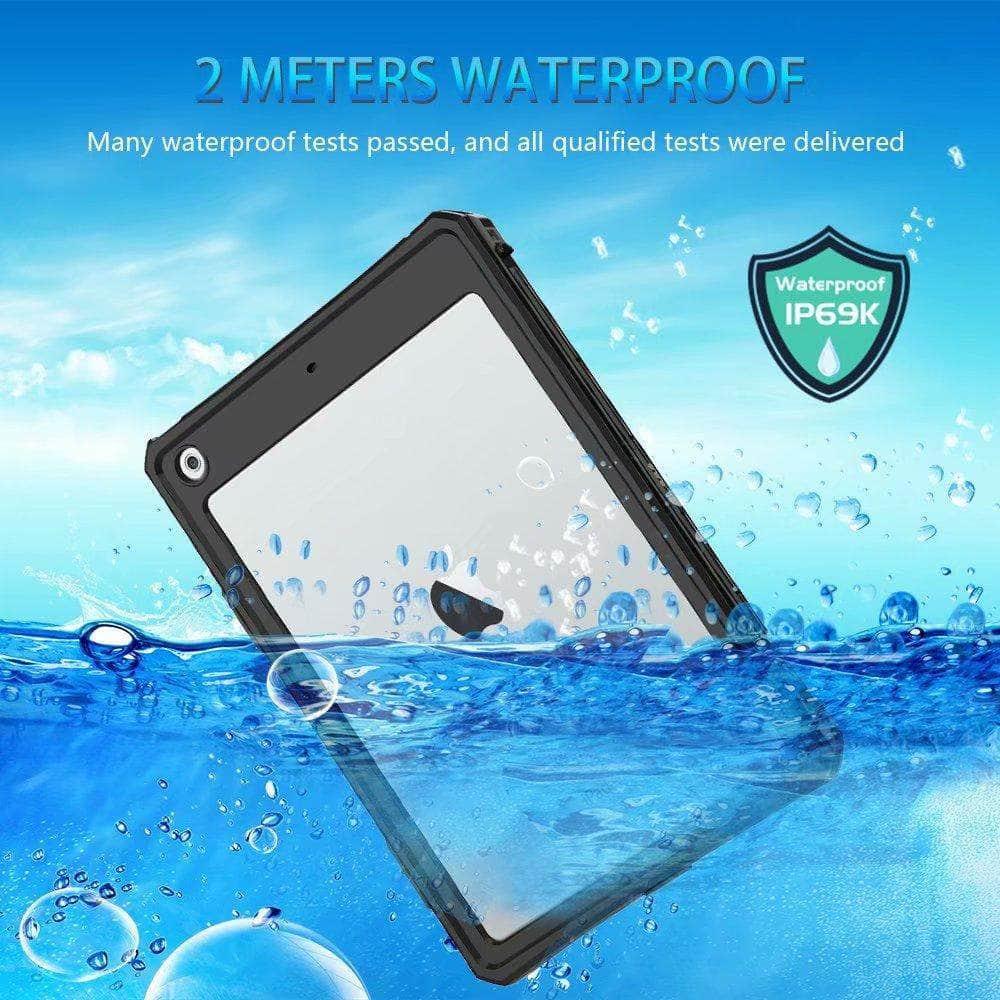 Waterproof Case for iPad 10.2 (7th/8th Gen 2019/2020) - IP68 Dustproof Shockproof Full Sealed Protection - Perfect for Swimming, Beach, Outdoor Adventures & Extreme Sports