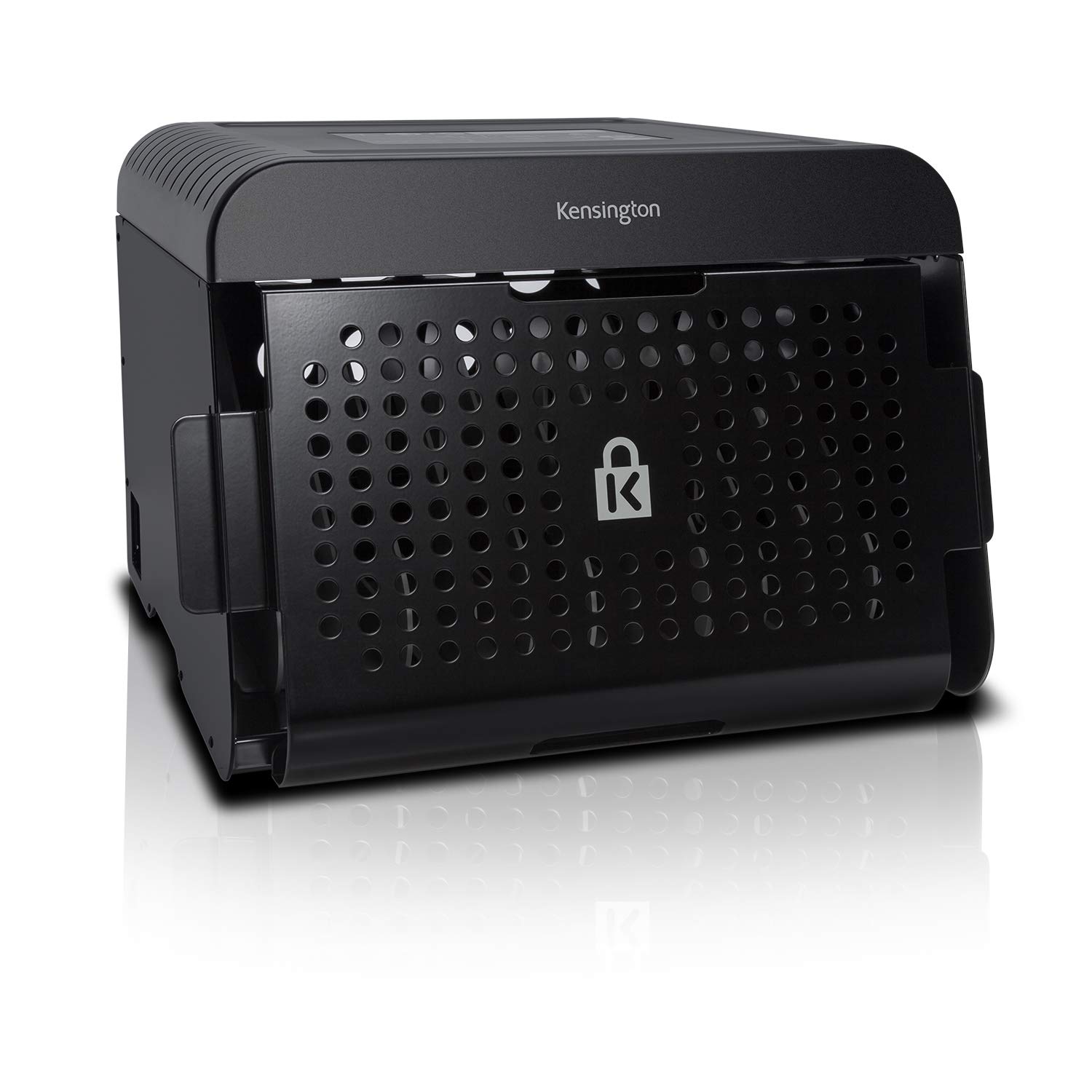 Kensington K62880NA Universal Tablet & Laptop AC Lock & Charge Station with Master Lock Combination - Secure Charging Solution for Office, School, or Public Spaces