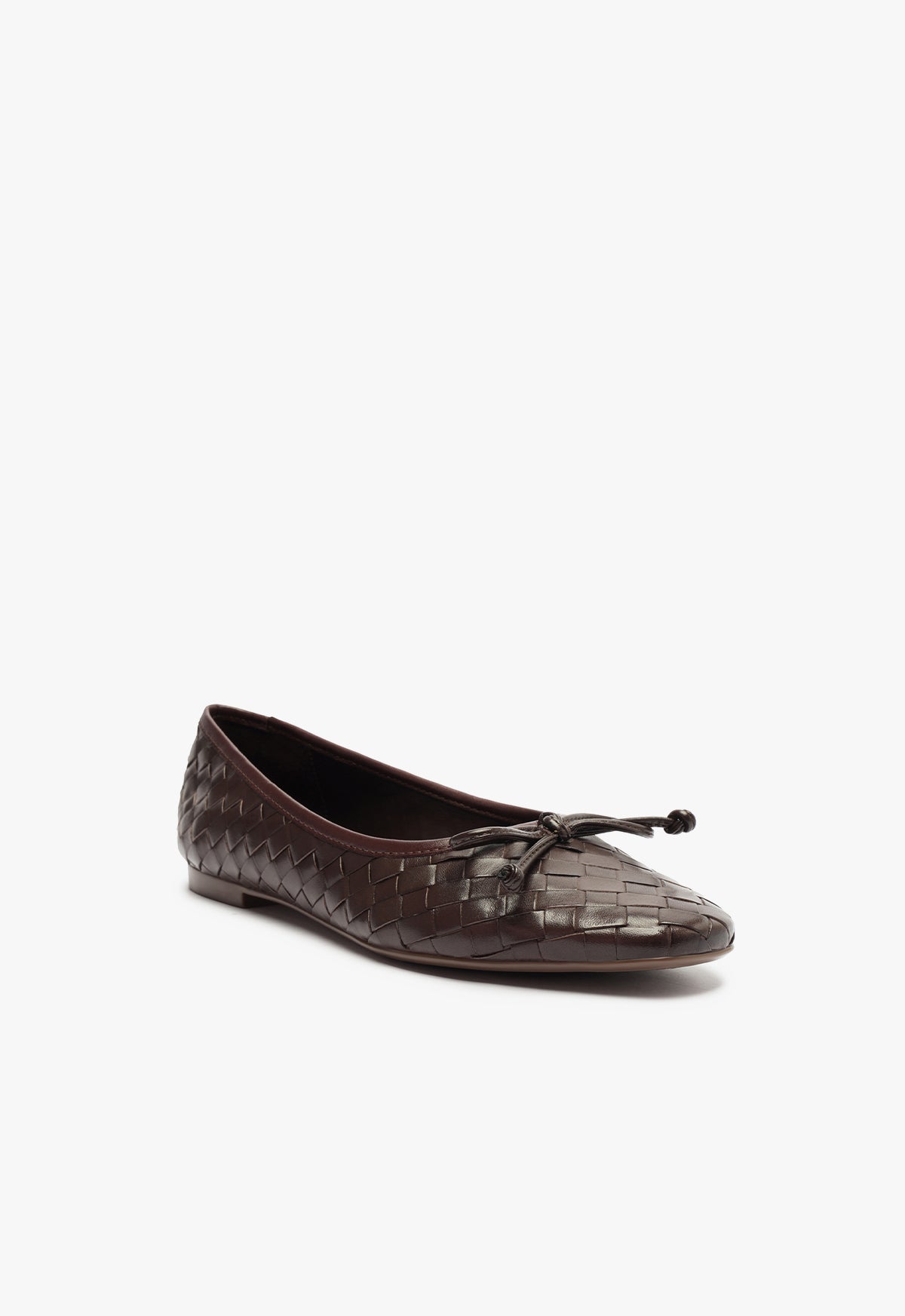 Arissa Women's Woven Leather Flats - Comfortable Slip-On Casual Shoes for Work, Travel & Everyday Wear