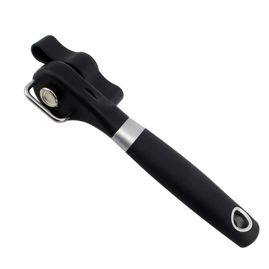 Premium Stainless Steel Manual Can Opener & Bottle Opener - Heavy Duty Kitchen Tool for Easy Jar, Can & Bottle Opening - Perfect for Home, Camping, BBQs & Outdoor Adventures (Color: B)