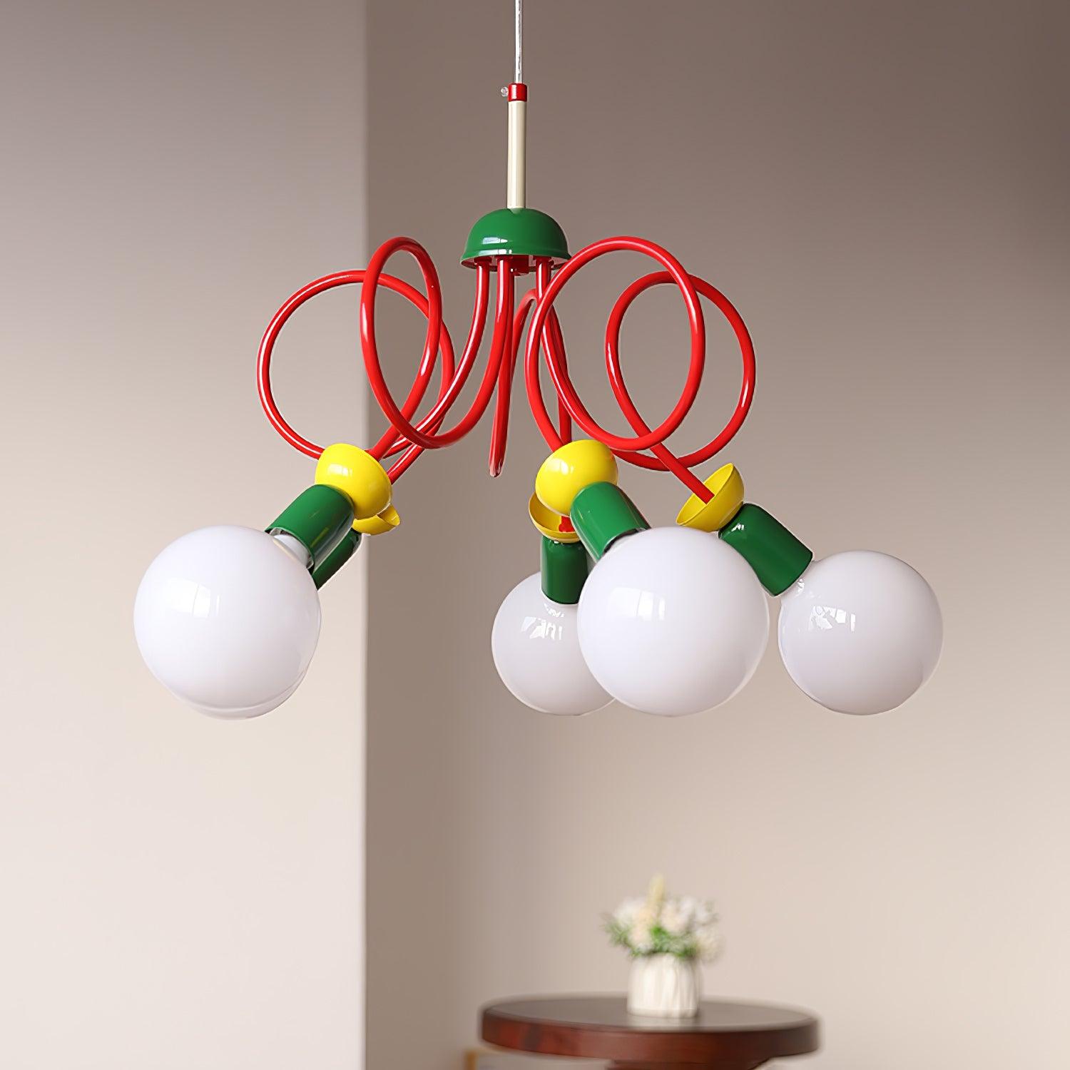 Circulo Play Pendant Lamp - Modern Scandinavian Hanging Light Fixture for Living Room, Bedroom, or Dining Area - Stylish Decorative Lighting for Home & Office Spaces