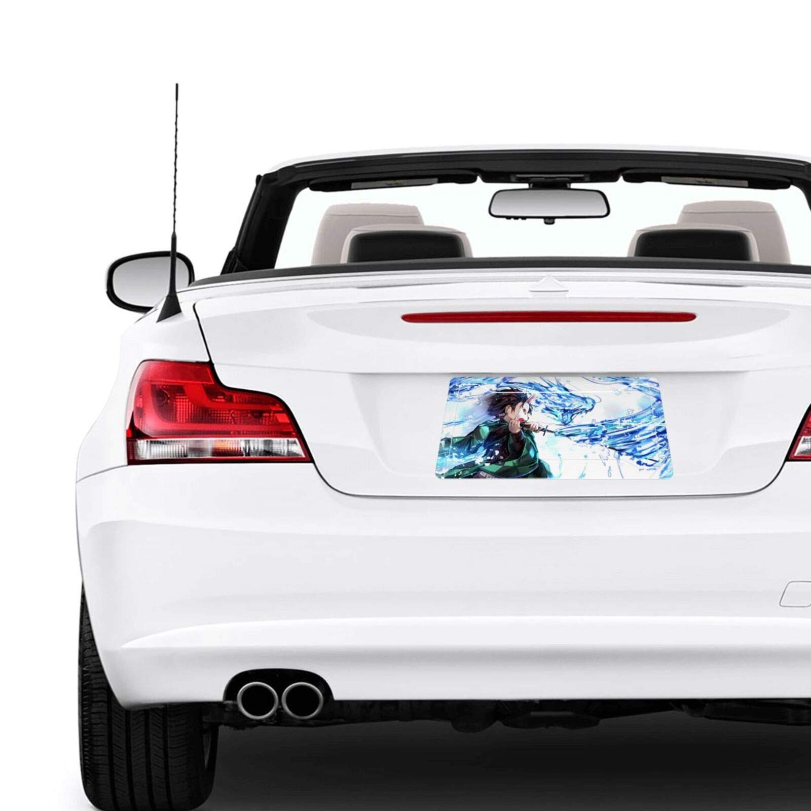 Anime License Plate with Frame Set - Custom Car Tag for Men & Women - Perfect for JDM Enthusiasts & Anime Fans