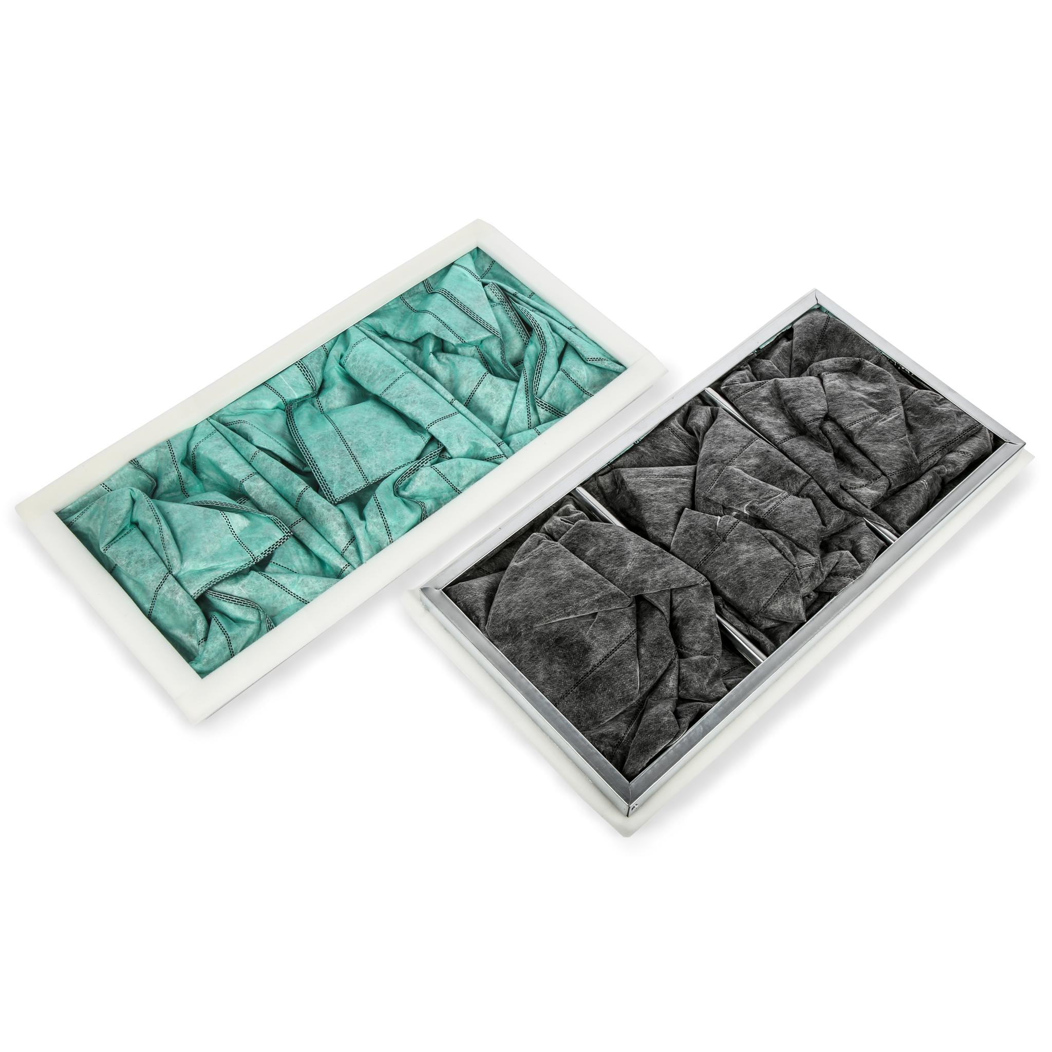 WEN AF9231C 1 Micron Activated Carbon Air Filter for Allergens & Odor Removal - 2 Pack (Fits 1044+ CFM Air Filtration Systems) | Ideal for Home, Office & Workshop Air Purification