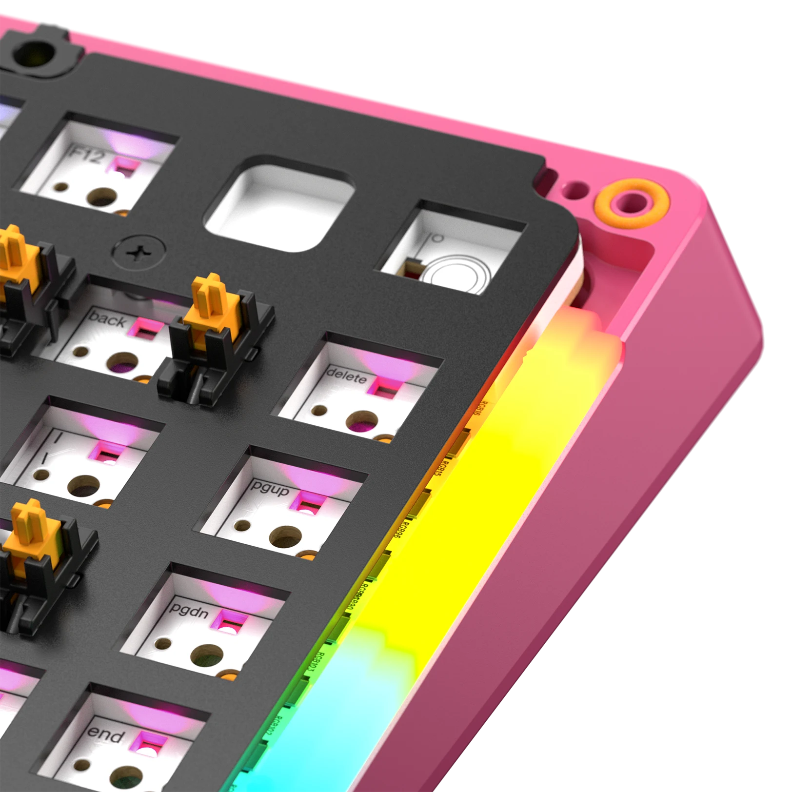 GMMK 3 75% Mechanical Keyboard - Limited Edition Metal Flamingo Pink Bottom Case | Compact Gaming & Office Keyboard for PC, Mac | Perfect for Typing, Programming & Esports