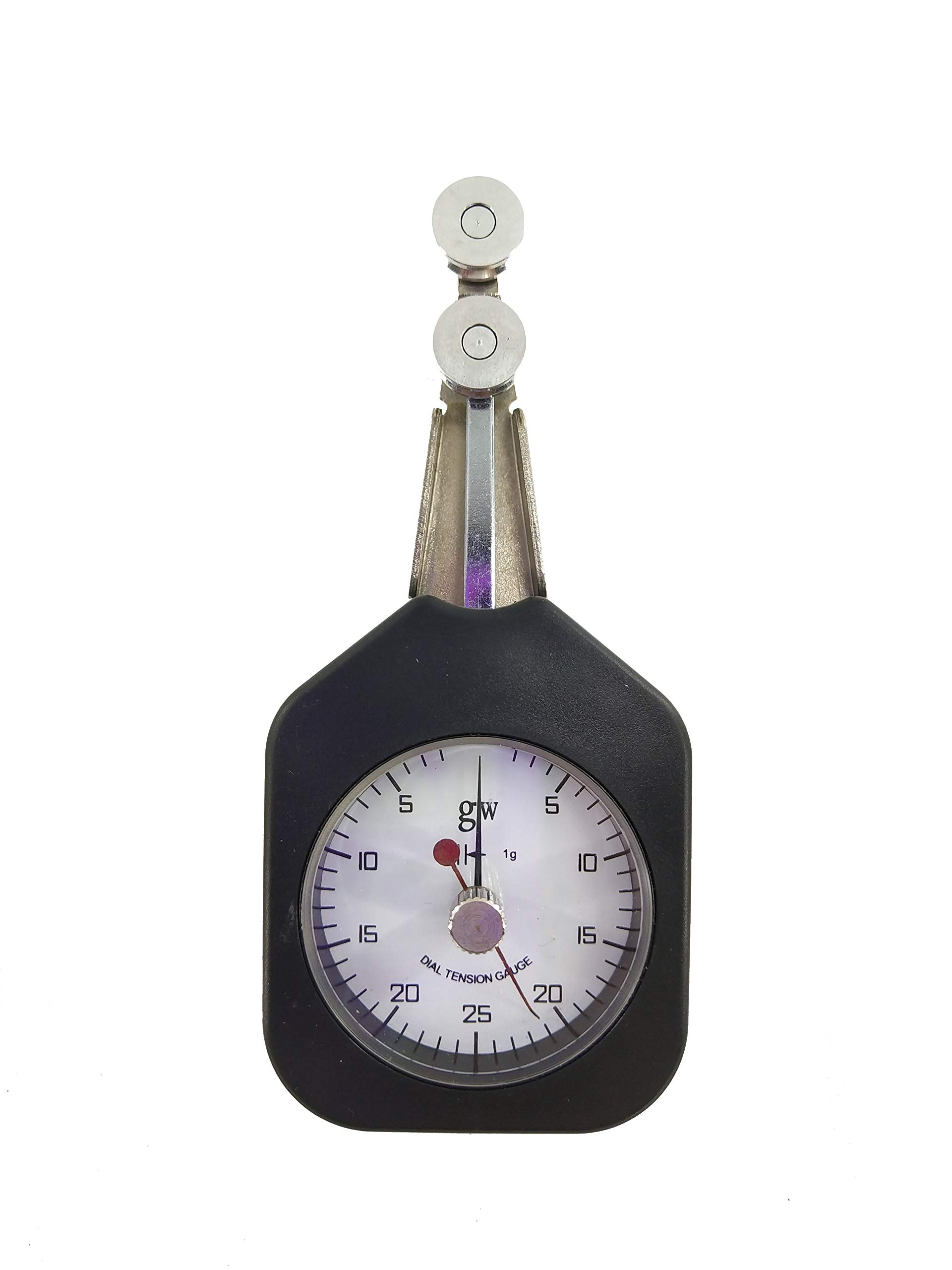 DTF-25 Double Needles Yarn Tension Meter Tester Gauge - 25-2-25gw Measurement Range for Textile Industry | Precise Thread Tension Measurement for Knitting, Weaving & Sewing Machines