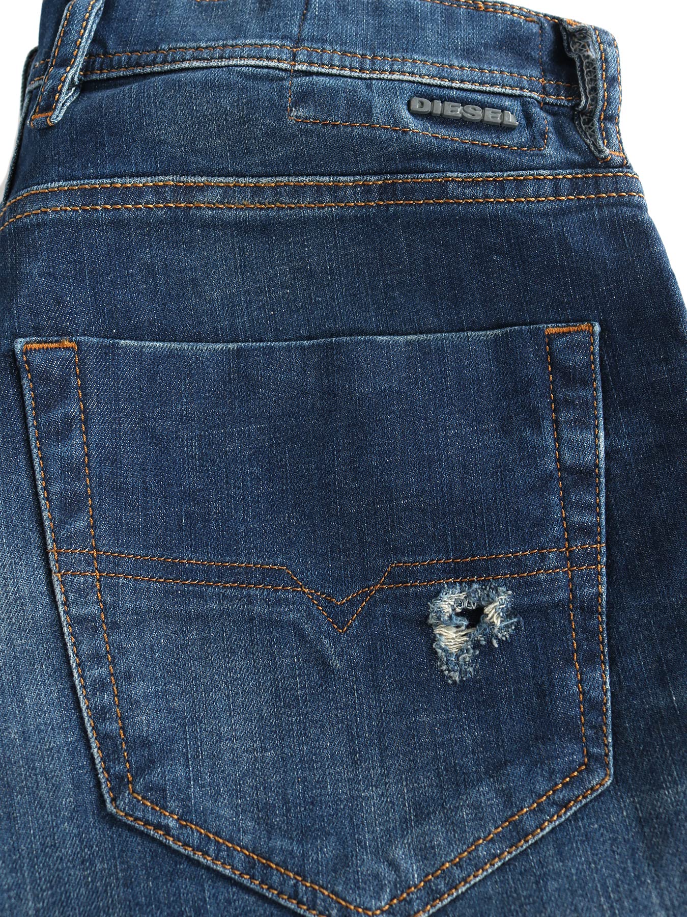 Diesel Men's Tepphar Skinny Jeans - Slim Fit Stretch Denim Pants for Casual Wear & Night Out