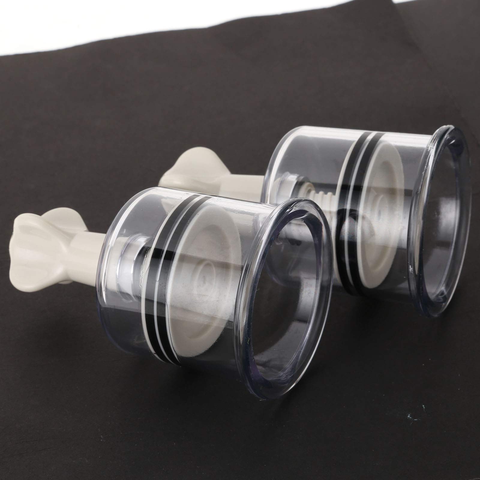 Rotating Vacuum Nipple Suckers - Anti Cellulite Cupping Massager for Breastfeeding & Breast Pump - Perfect for Lactation Support and Postpartum Recovery