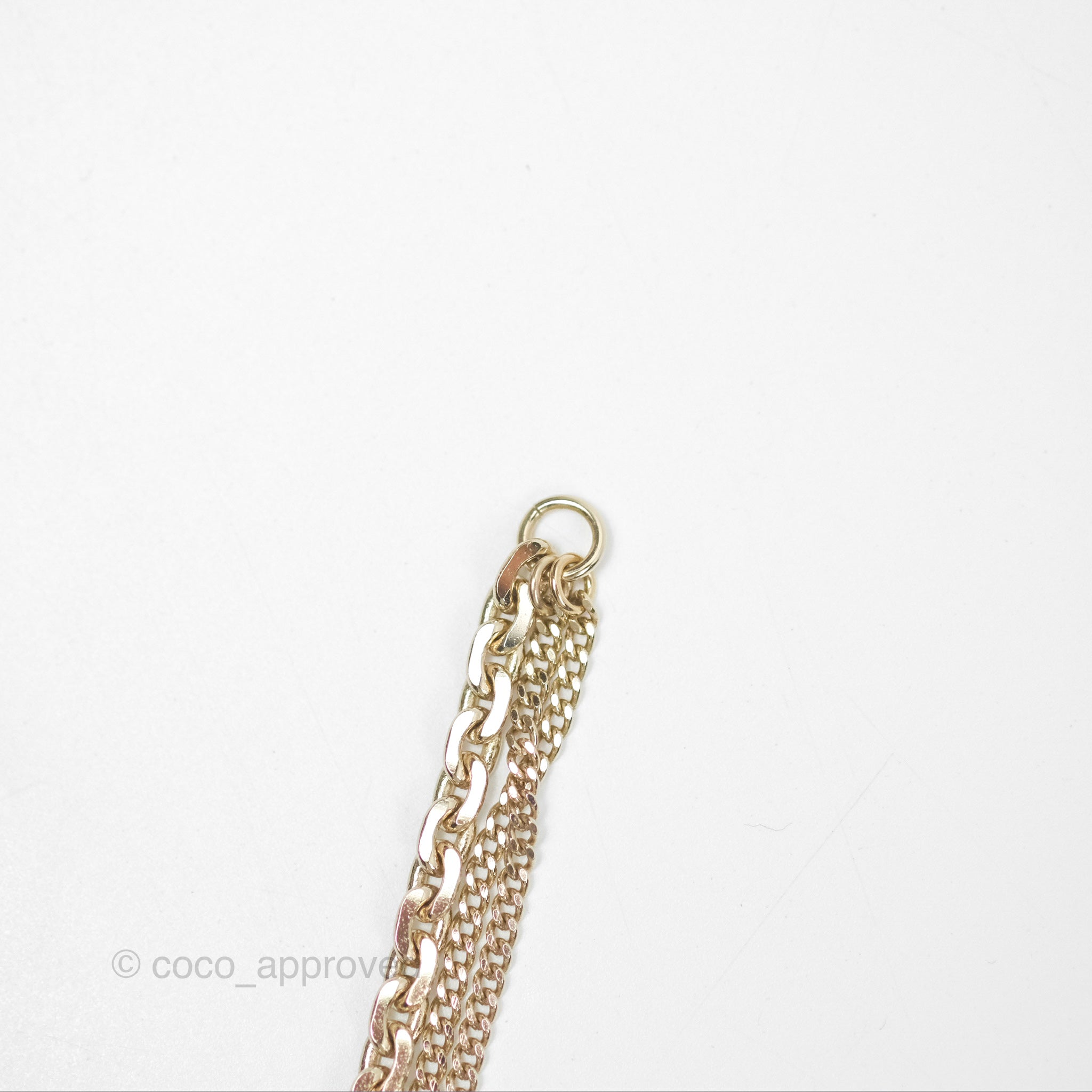 Chanel CC Crystal Necklace Gold Tone 21P - Elegant Fashion Jewelry for Women | Perfect for Parties, Weddings & Special Occasions