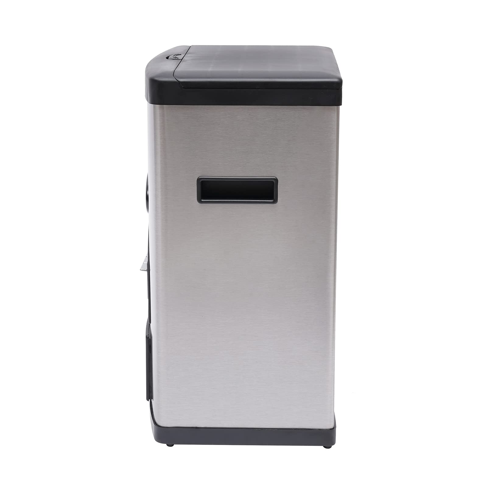 10kg/22lb Automatic Rice Storage Dispenser - Stainless Steel Black Rice Container for Kitchen & Pantry Organization | Perfect for Rice, Cereal, Flour & Dry Food Storage