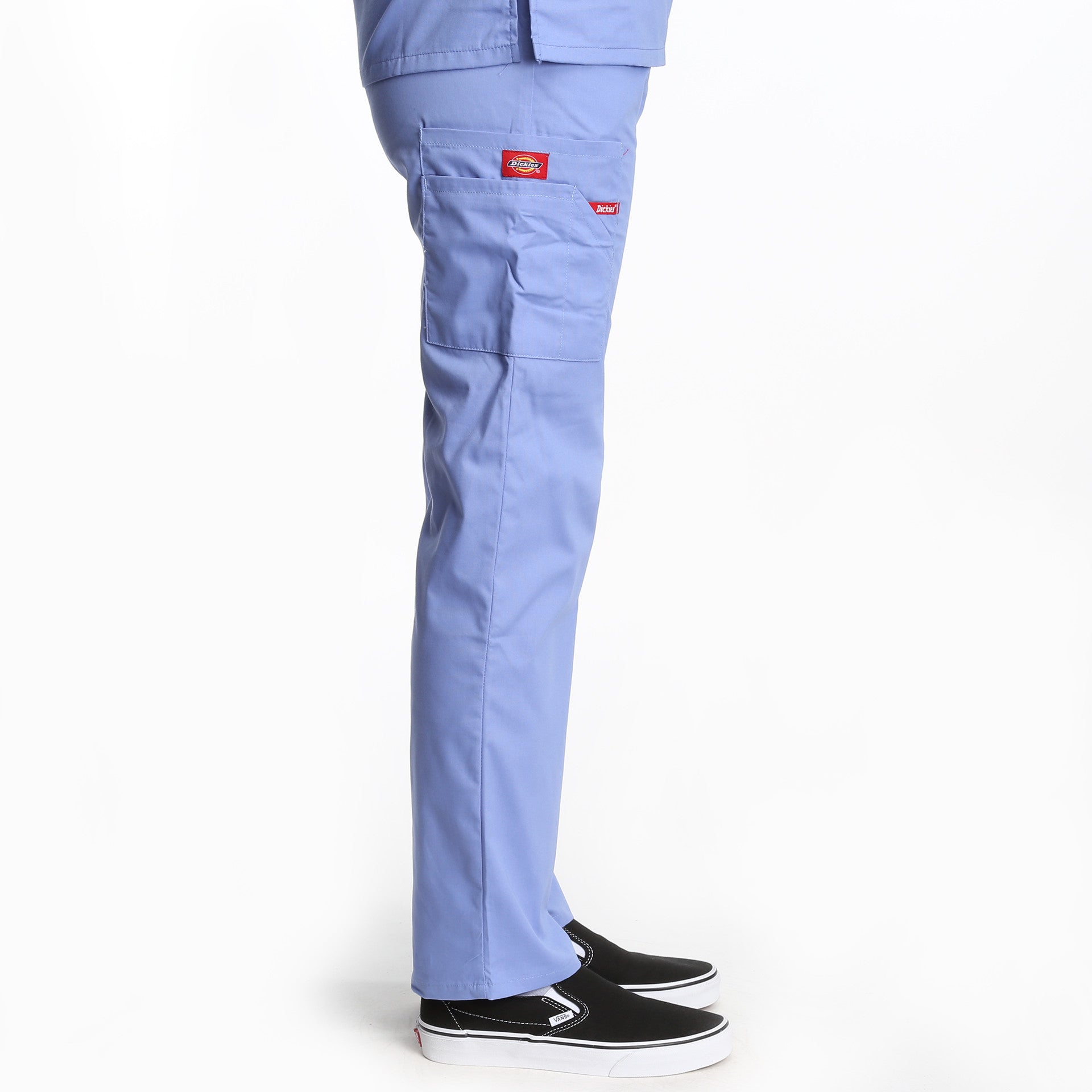Dickies Natural Rise Elastic Scrub Pants for Men & Women - Comfortable Medical Work Pants in Ceil Blue - Perfect for Nurses, Doctors & Healthcare Professionals