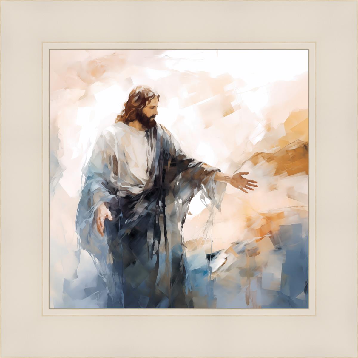 Come Unto Me By Gabriel Heaton - Inspirational Christian Wall Art for Home & Church Decor | Perfect for Living Room, Bedroom & Office