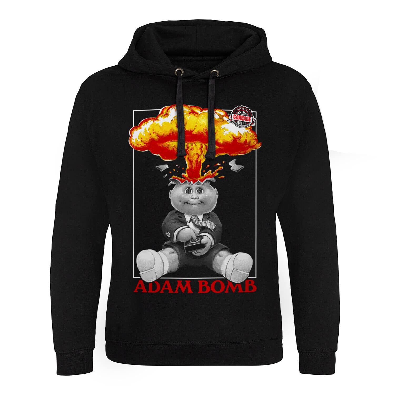 Official Garbage Pail Kids Adam Bomb Epic Hoodie - Vintage Cartoon Collectible Sweatshirt for Fans & Streetwear Enthusiasts | Perfect for Cosplay, Comic Con & Casual Wear