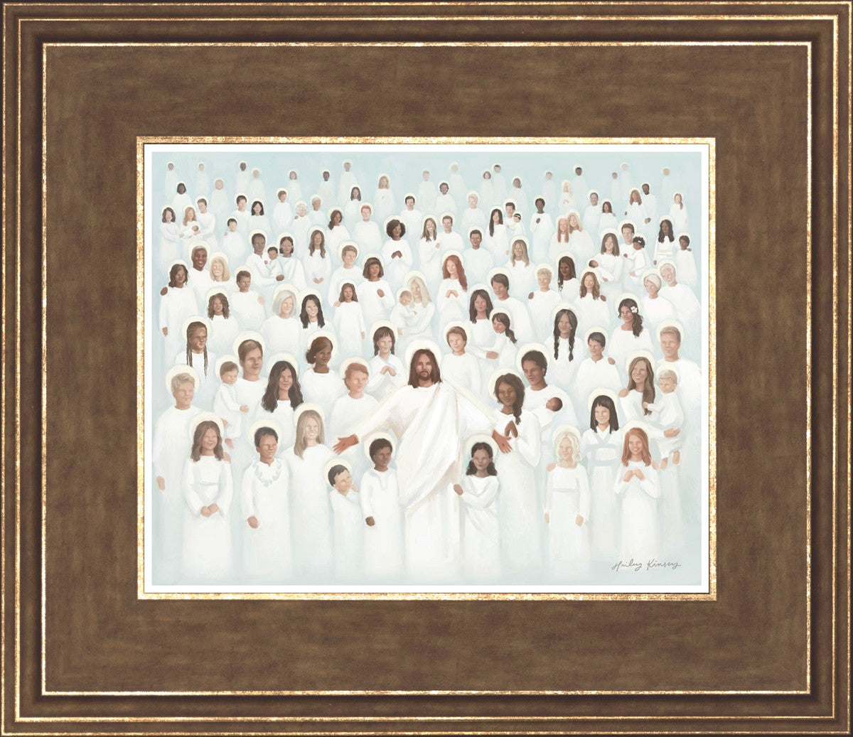 Body of Christ Christian Wall Art by Hailey Kinsey - Inspirational Home Decor for Church, Prayer Room & Faith-Based Gifts