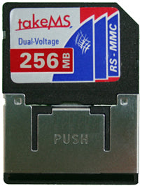 256MB Dual Voltage RS MMC Reduced Size Memory Card - High Speed Storage for Digital Cameras, MP3 Players & Mobile Devices - Perfect for Travel, Work & Everyday Use